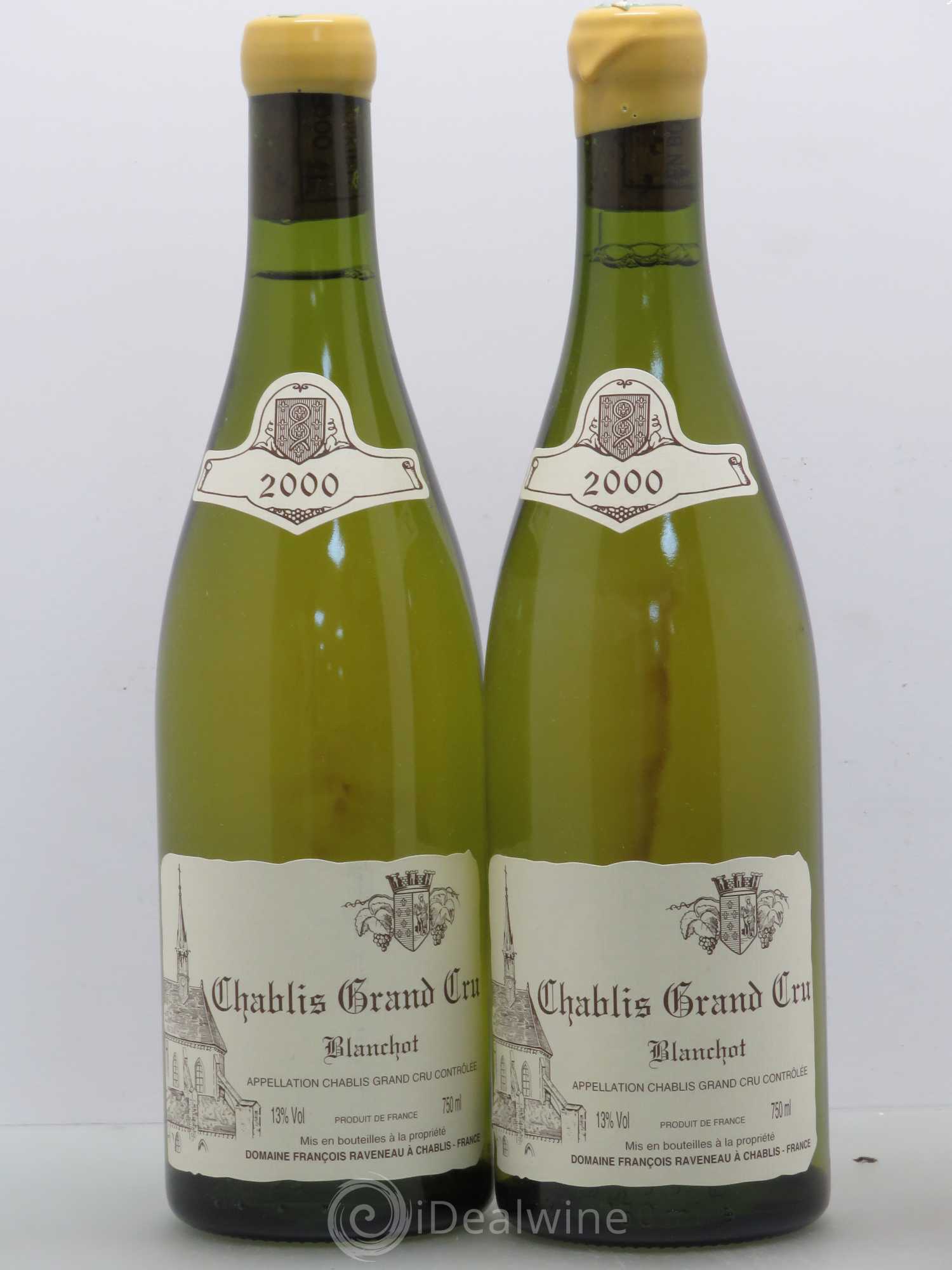 Chablis Grand Cru Blanchot Raveneau (Domaine) 2000 - Lot de 2 bouteilles - 0