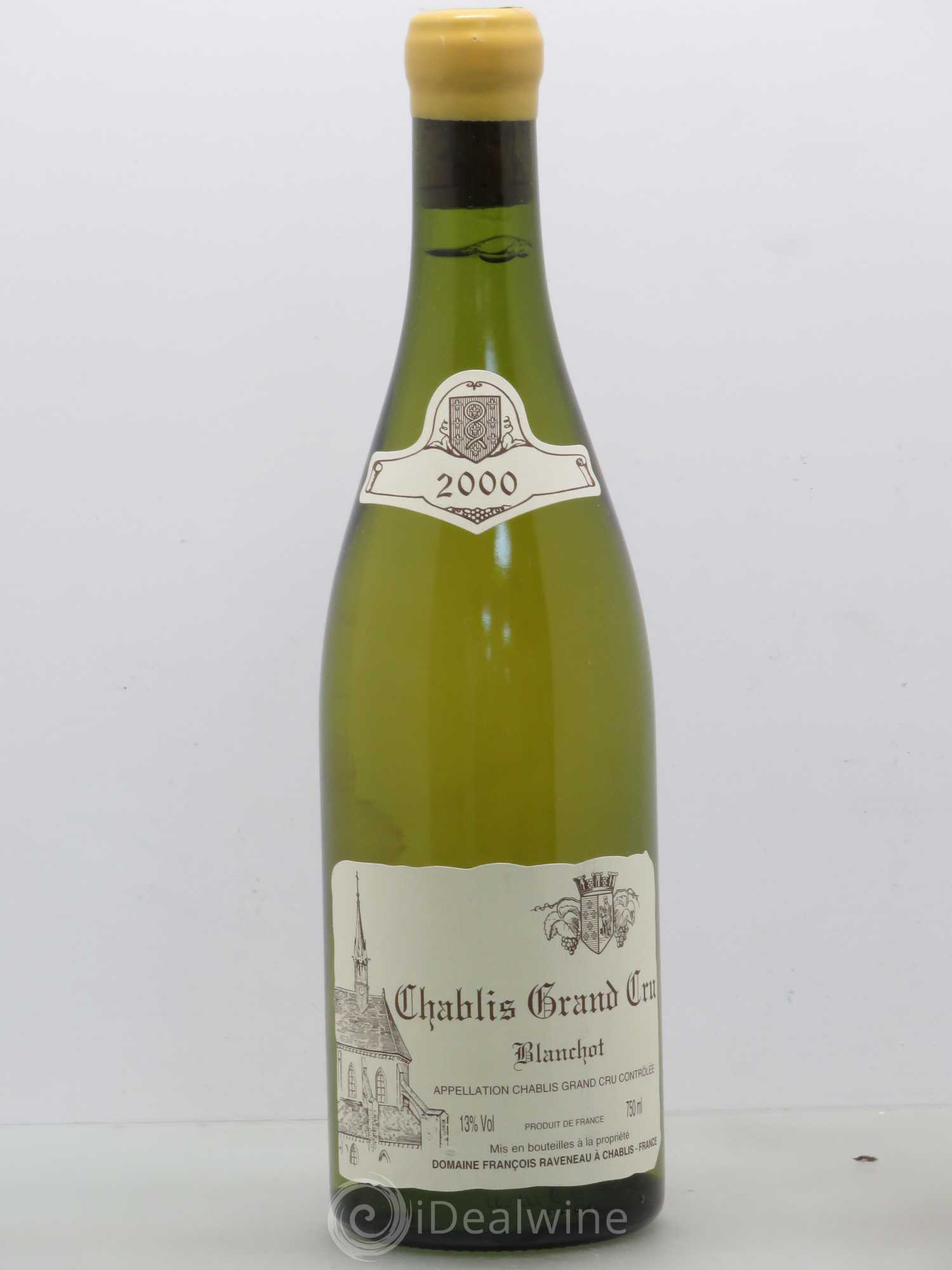 Chablis Grand Cru Blanchot Raveneau (Domaine) 2000 - Lot de 1 bouteille - 0