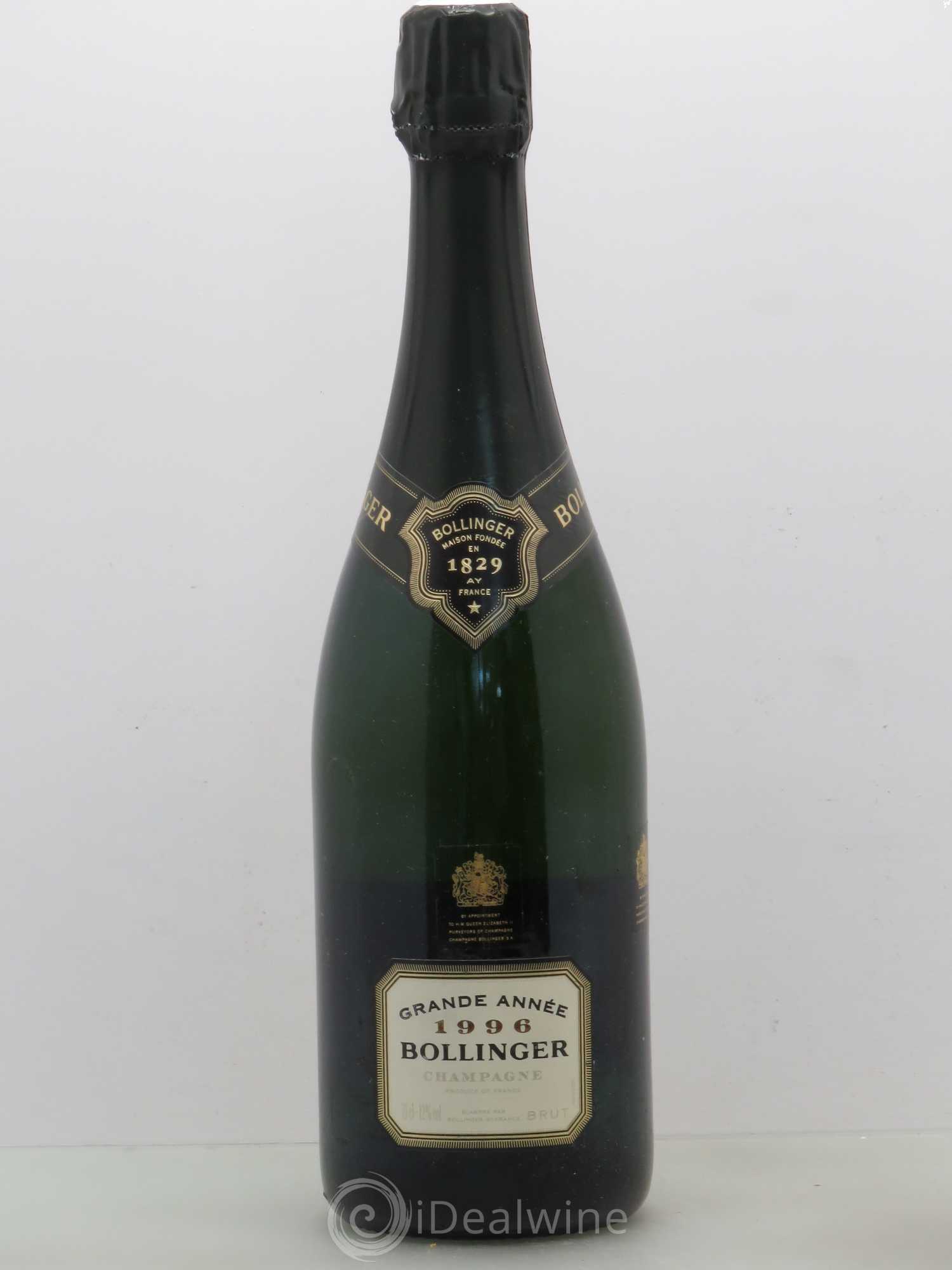 La Grande Année Brut Bollinger 1996 - Lot de 1 bouteille - 0