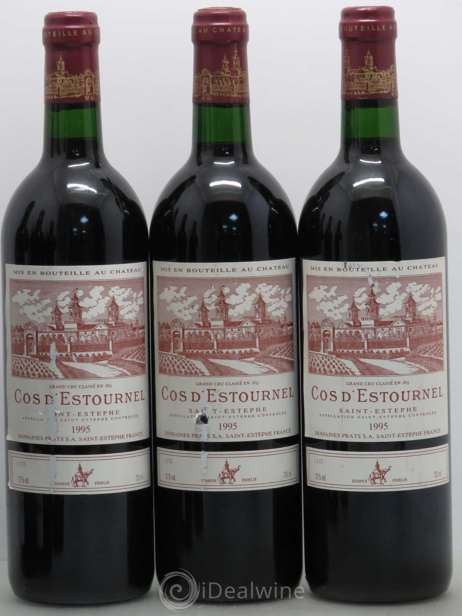 Cos d'Estournel 2ème Grand Cru Classé 1995 - Lot de 6 bouteilles - 1