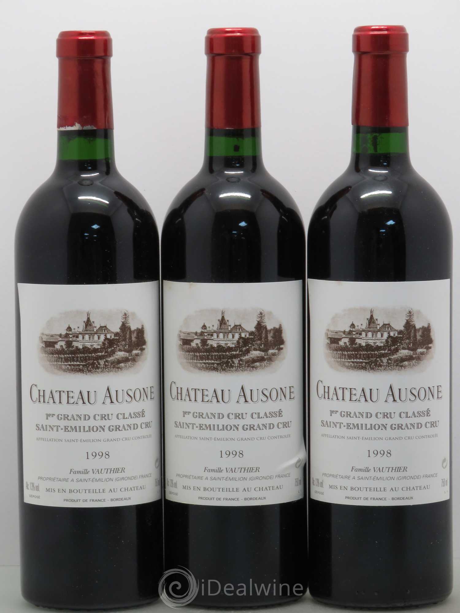 Château Ausone 1er Grand Cru Classé A 1998 - Lot de 6 bouteilles - 2