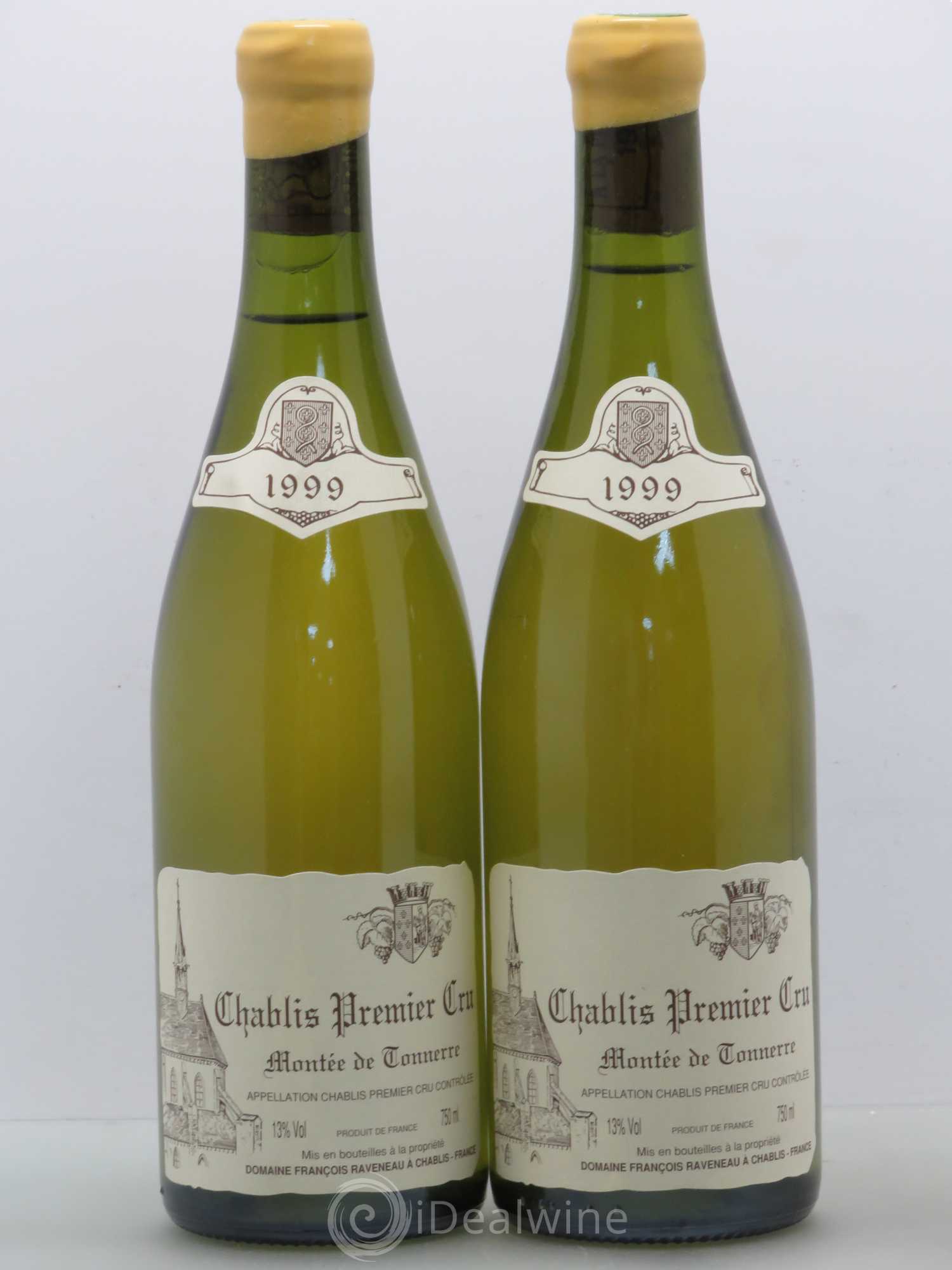 Chablis 1er Cru Montée de Tonnerre Raveneau (Domaine) 1999 - Posten von 2 Flaschen - 0