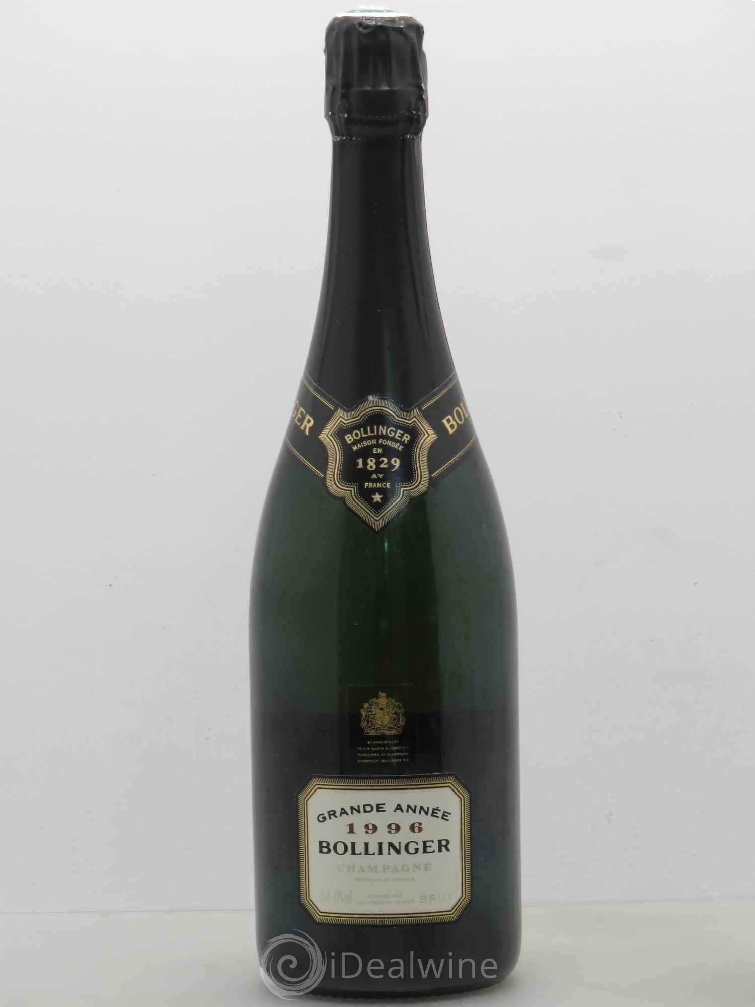 La Grande Année Brut Bollinger 1996 - Lot de 1 bouteille - 0