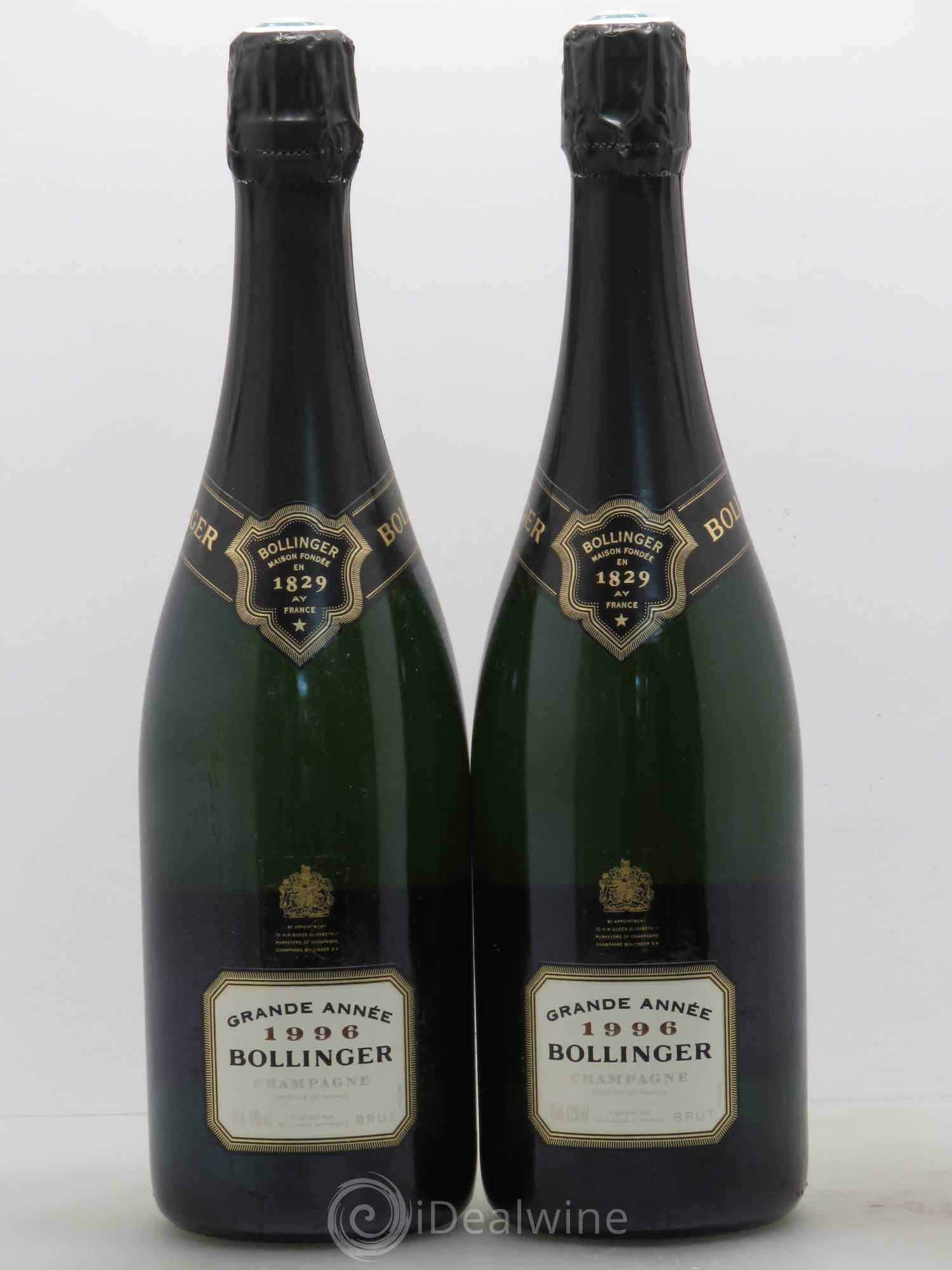 La Grande Année Brut Bollinger 1996 - Lot de 2 bouteilles - 0