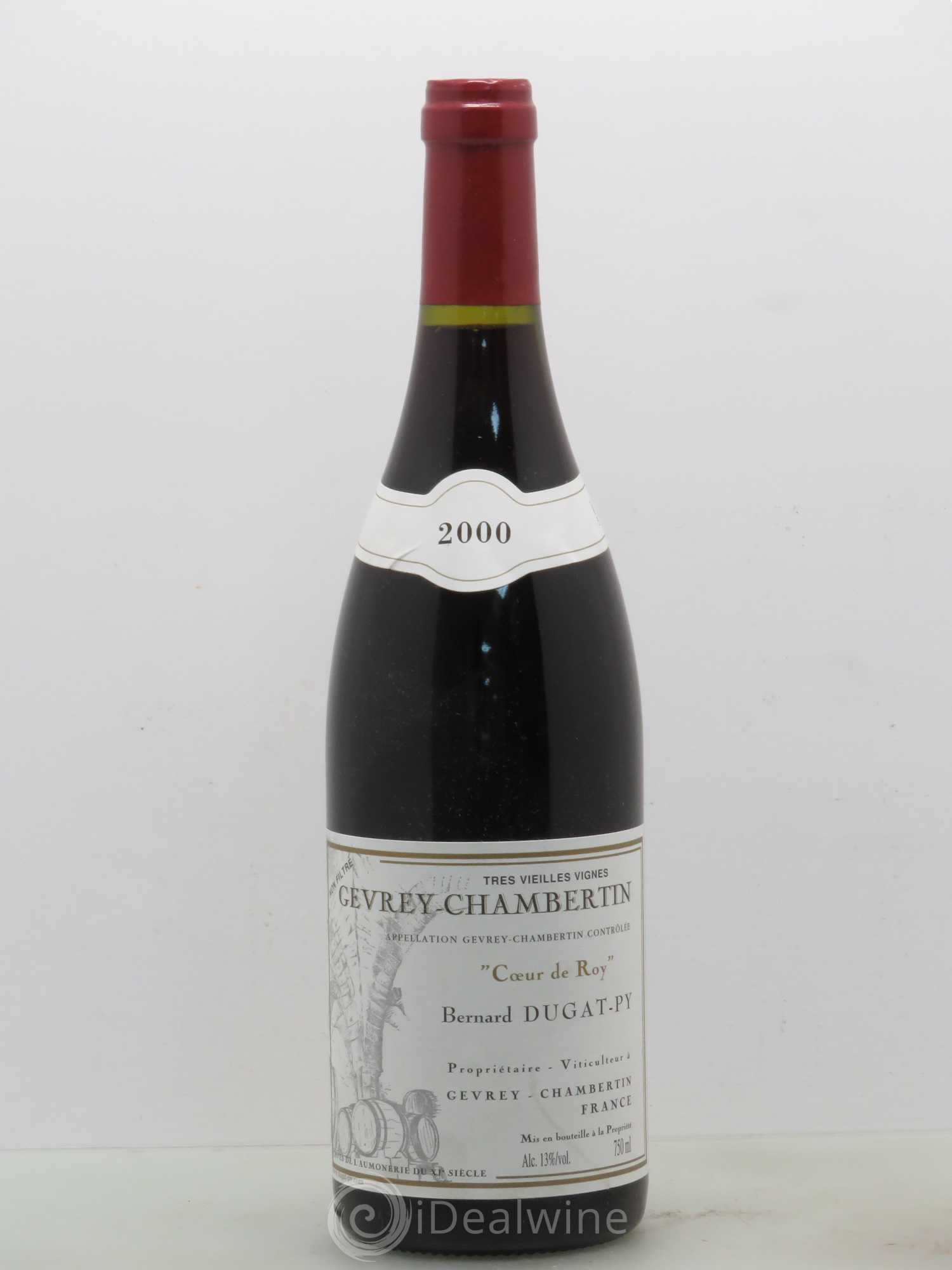 Gevrey-Chambertin Vieilles Vignes Coeur De Roy Claude Dugat 2000 - Posten von 1 Flasche - 0