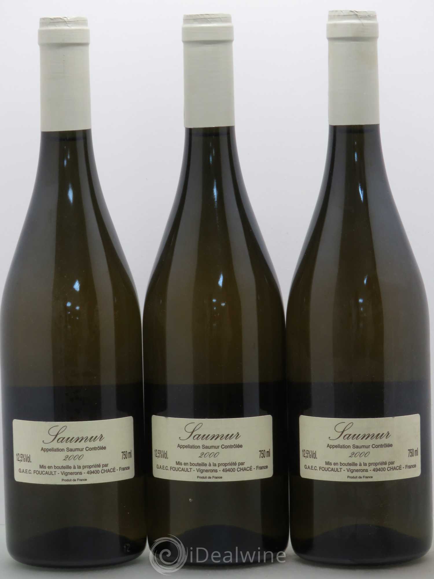 Saumur Brézé Clos Rougeard 2000 - Lot de 3 bouteilles - 1