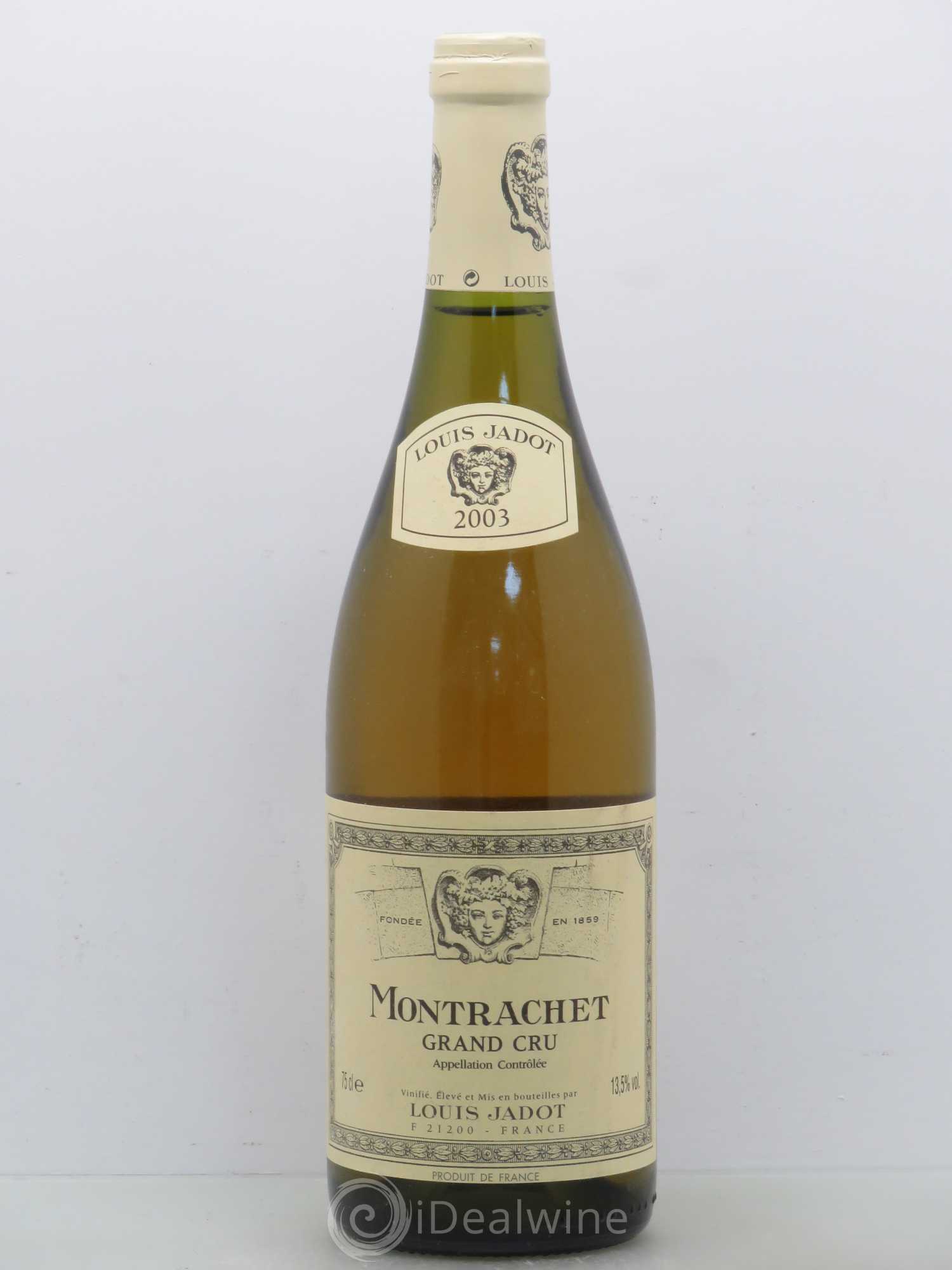 Montrachet Grand Cru Maison Louis Jadot 2003 - Lot de 1 bouteille - 0