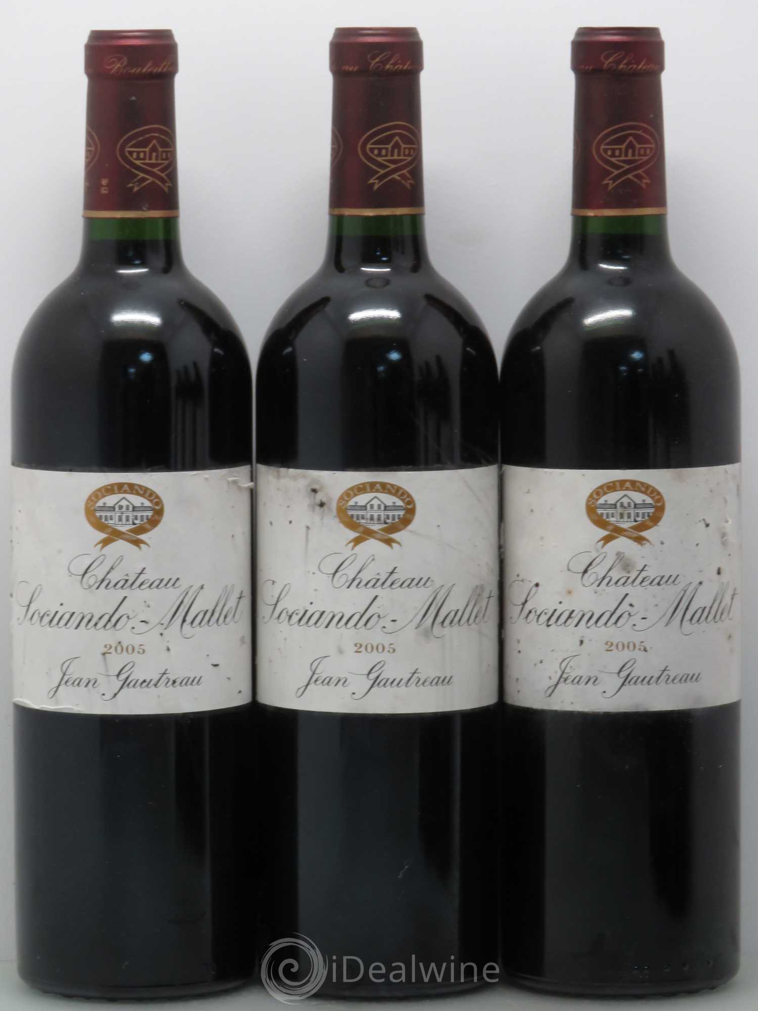 Château Sociando Mallet 2005 - Lot de 12 bouteilles - 1