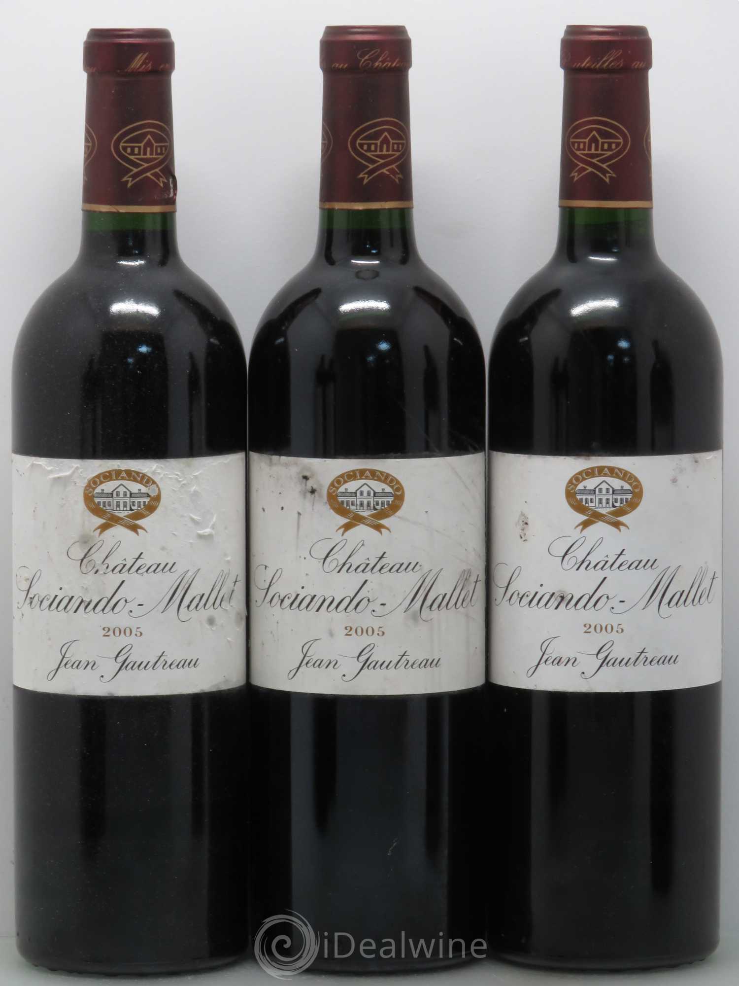 Château Sociando Mallet 2005 - Lot de 12 bouteilles - 2