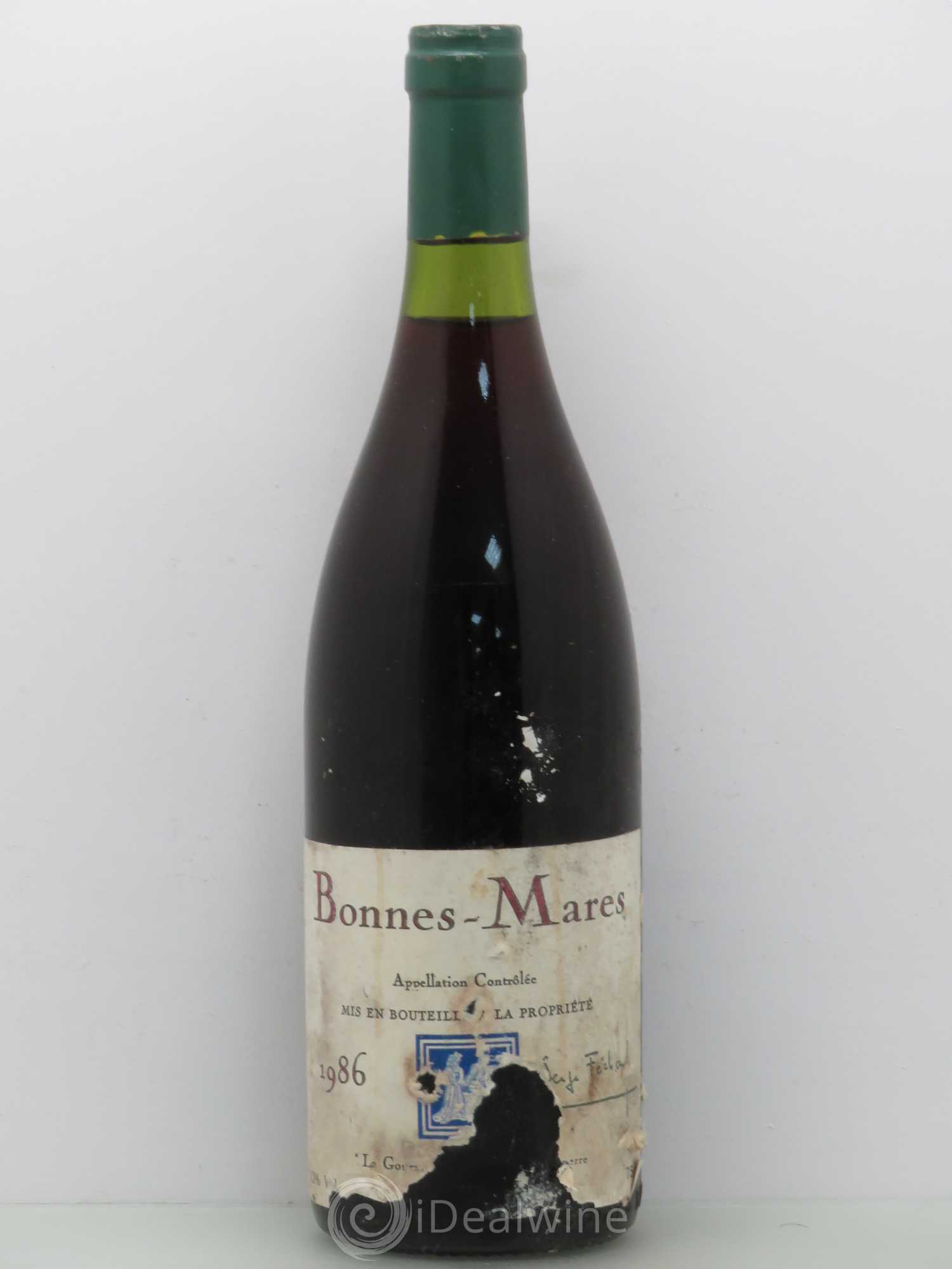 Bonnes-Mares Grand Cru Serge Féchant 1986 - Lot de 1 bouteille - 0