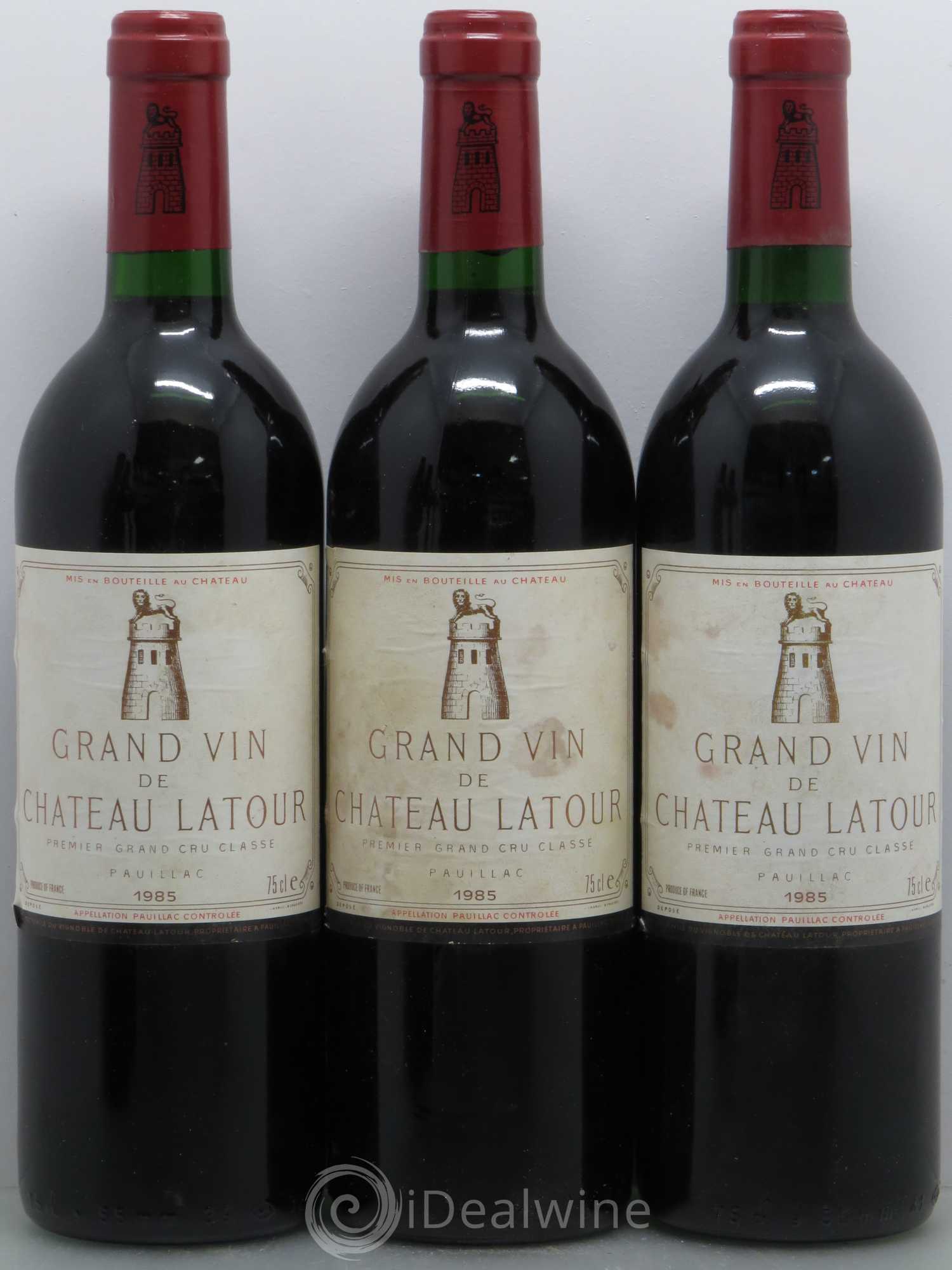 Château Latour 1er Grand Cru Classé 1985 - Lot de 5 bouteilles - 1