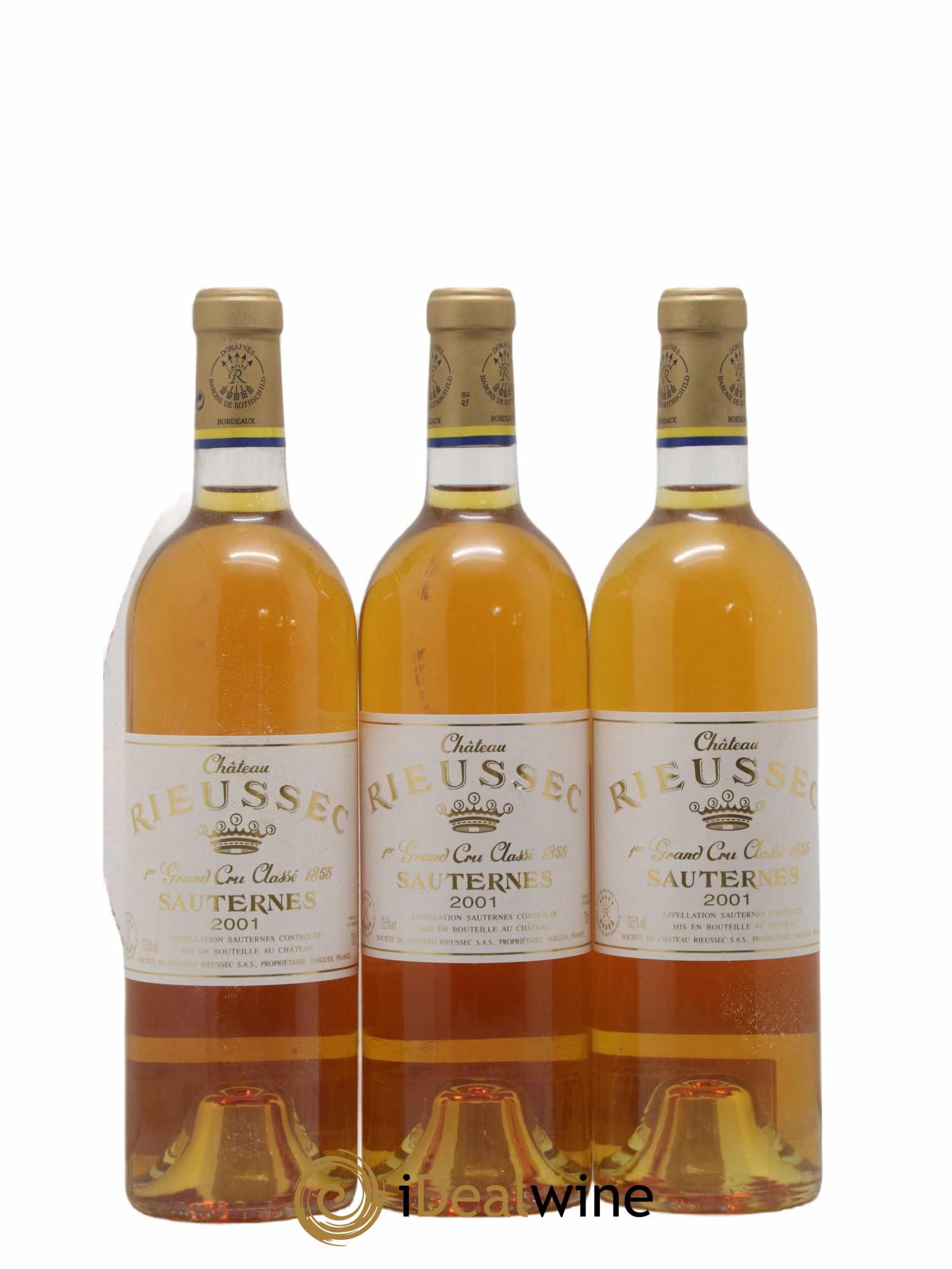 Château Rieussec 1er Grand Cru Classé 2001 - Lotto di 6 bottiglie - 2
