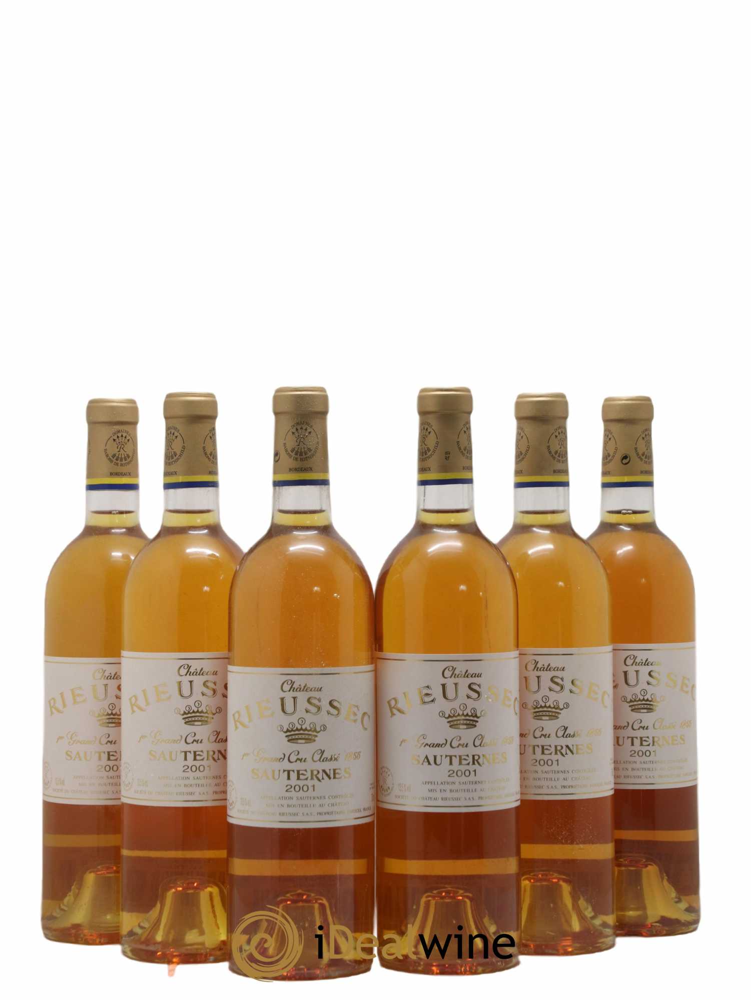 Château Rieussec 1er Grand Cru Classé 2001 - Lotto di 6 bottiglie - 0