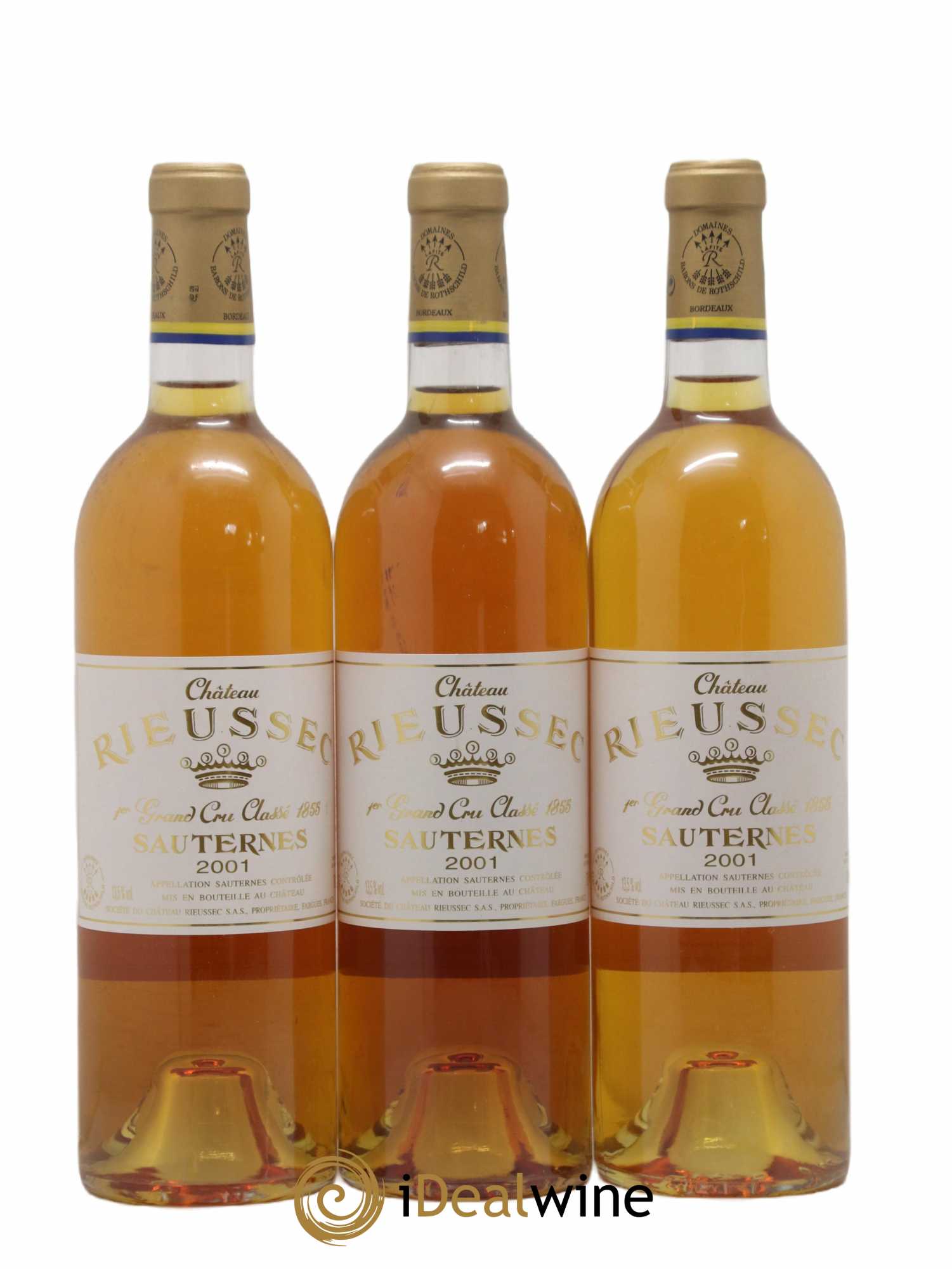 Château Rieussec 1er Grand Cru Classé 2001 - Lotto di 6 bottiglie - 1