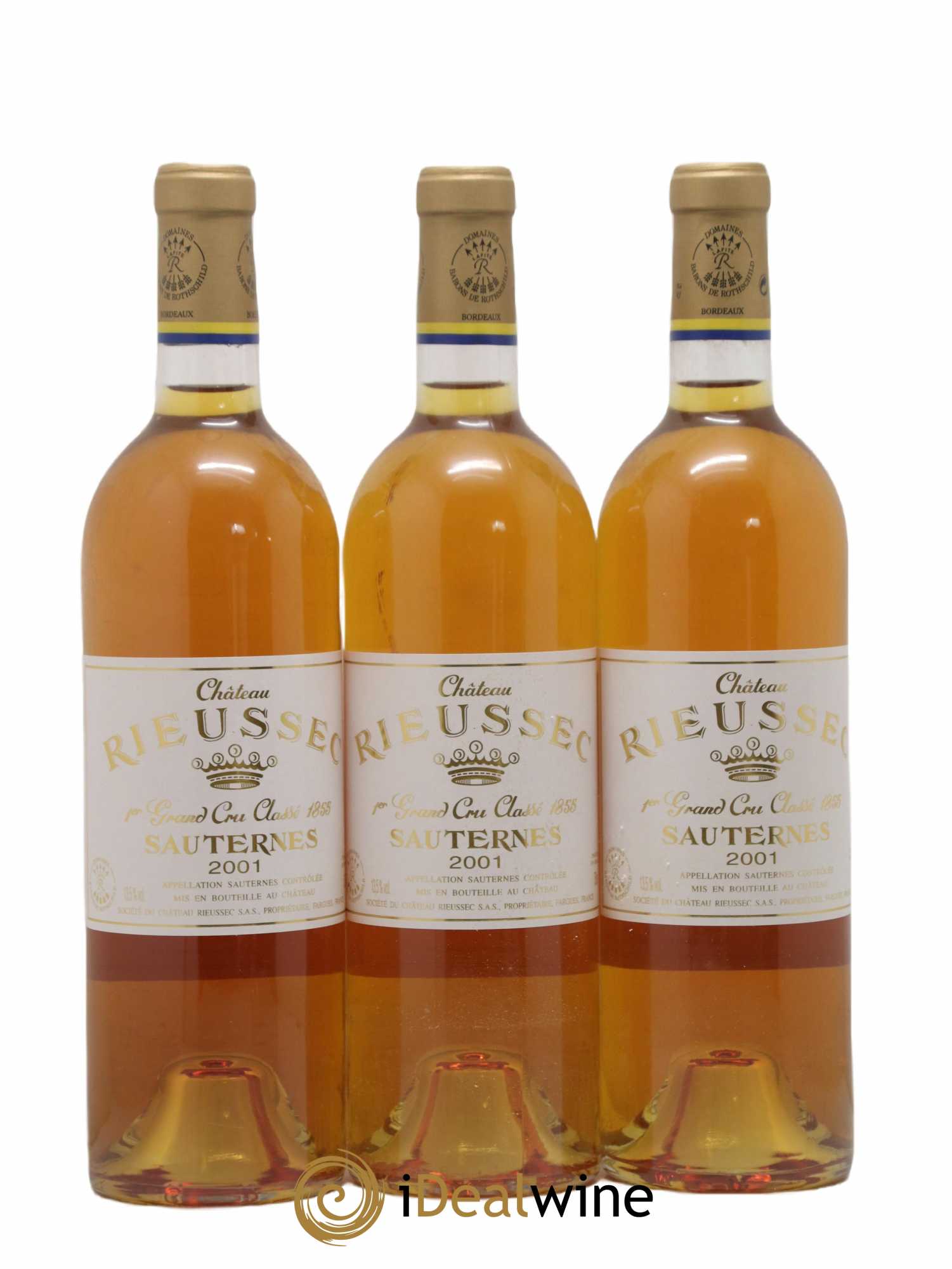 Château Rieussec 1er Grand Cru Classé 2001 - Lotto di 6 bottiglie - 2