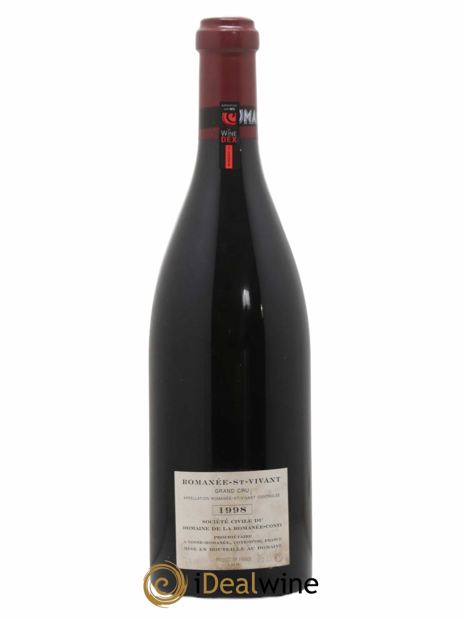 Romanée-Saint-Vivant Grand Cru Domaine de la Romanée-Conti 1998 - Lot de 1 bouteille - 1