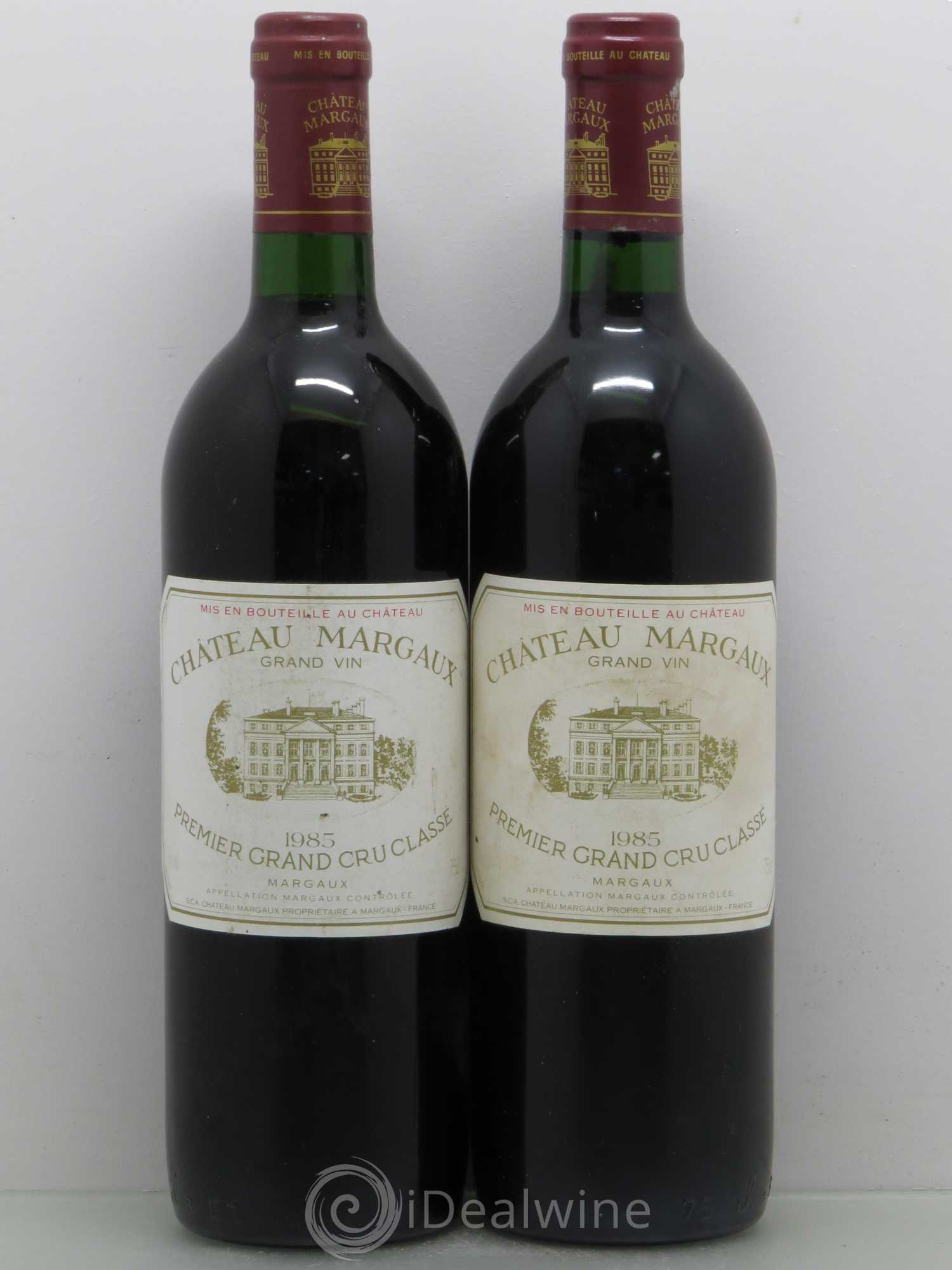 Château Margaux 1er Grand Cru Classé 1985 - Lot de 2 bouteilles - 0