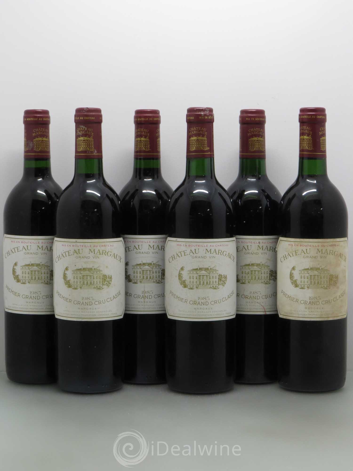 Château Margaux 1er Grand Cru Classé 1985 - Lot de 6 bouteilles - 0