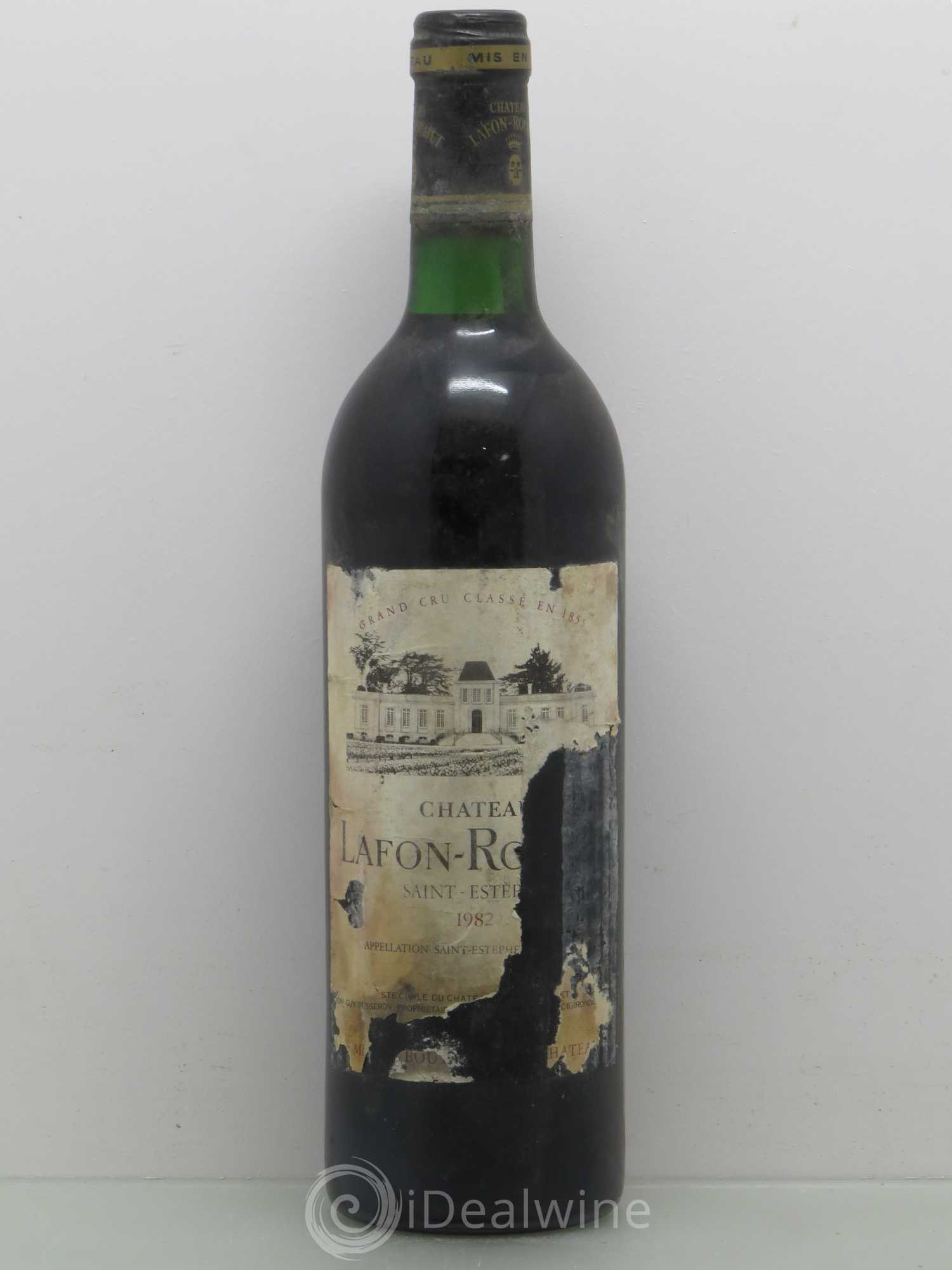 Château Lafon Rochet 4ème Grand Cru Classé 1982 - Lot de 1 bouteille - 0