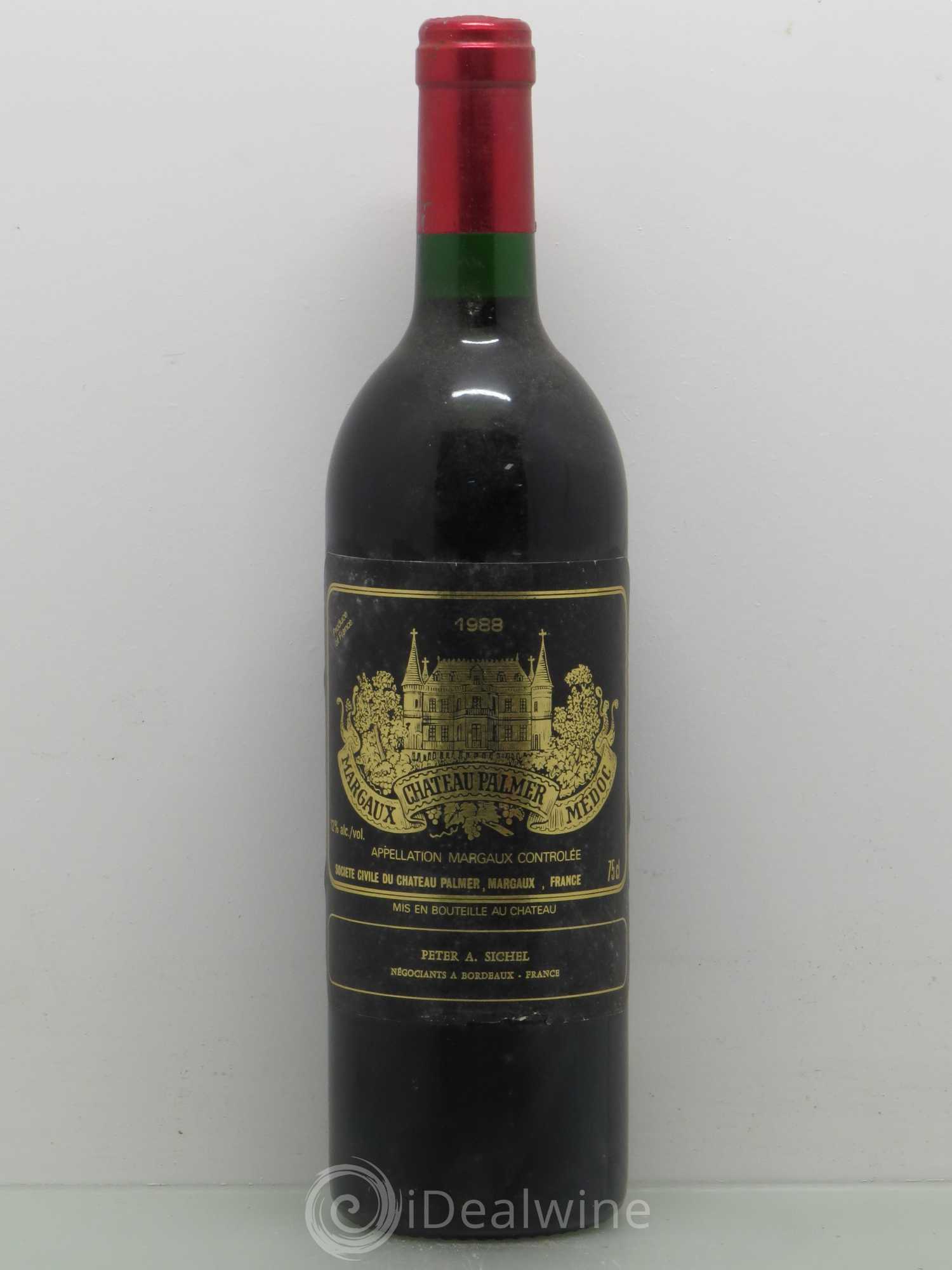 Château Palmer 3ème Grand Cru Classé 1988 - Lot de 1 bouteille - 0