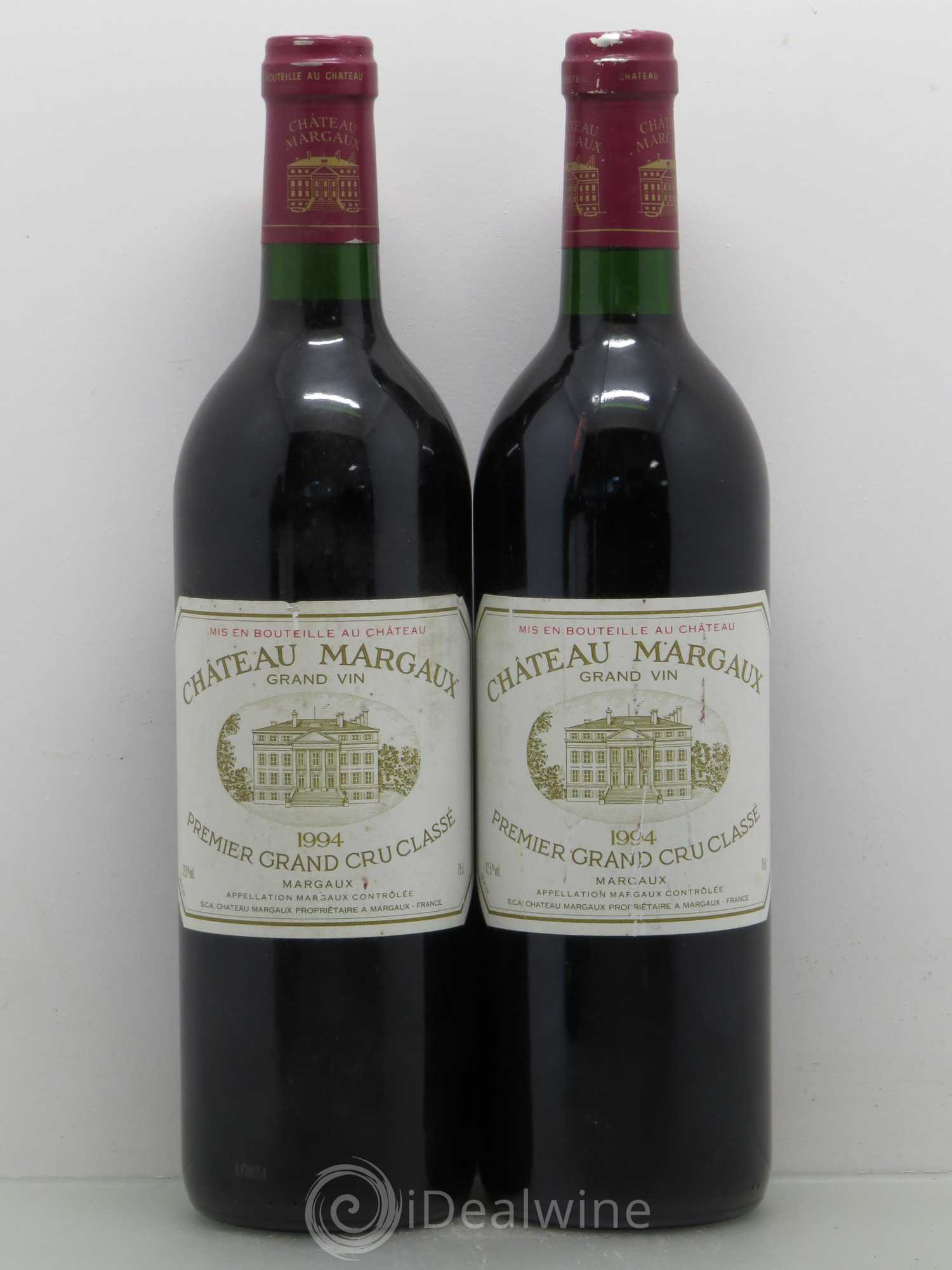 Château Margaux 1er Grand Cru Classé 1994 - Lot de 4 bouteilles - 1