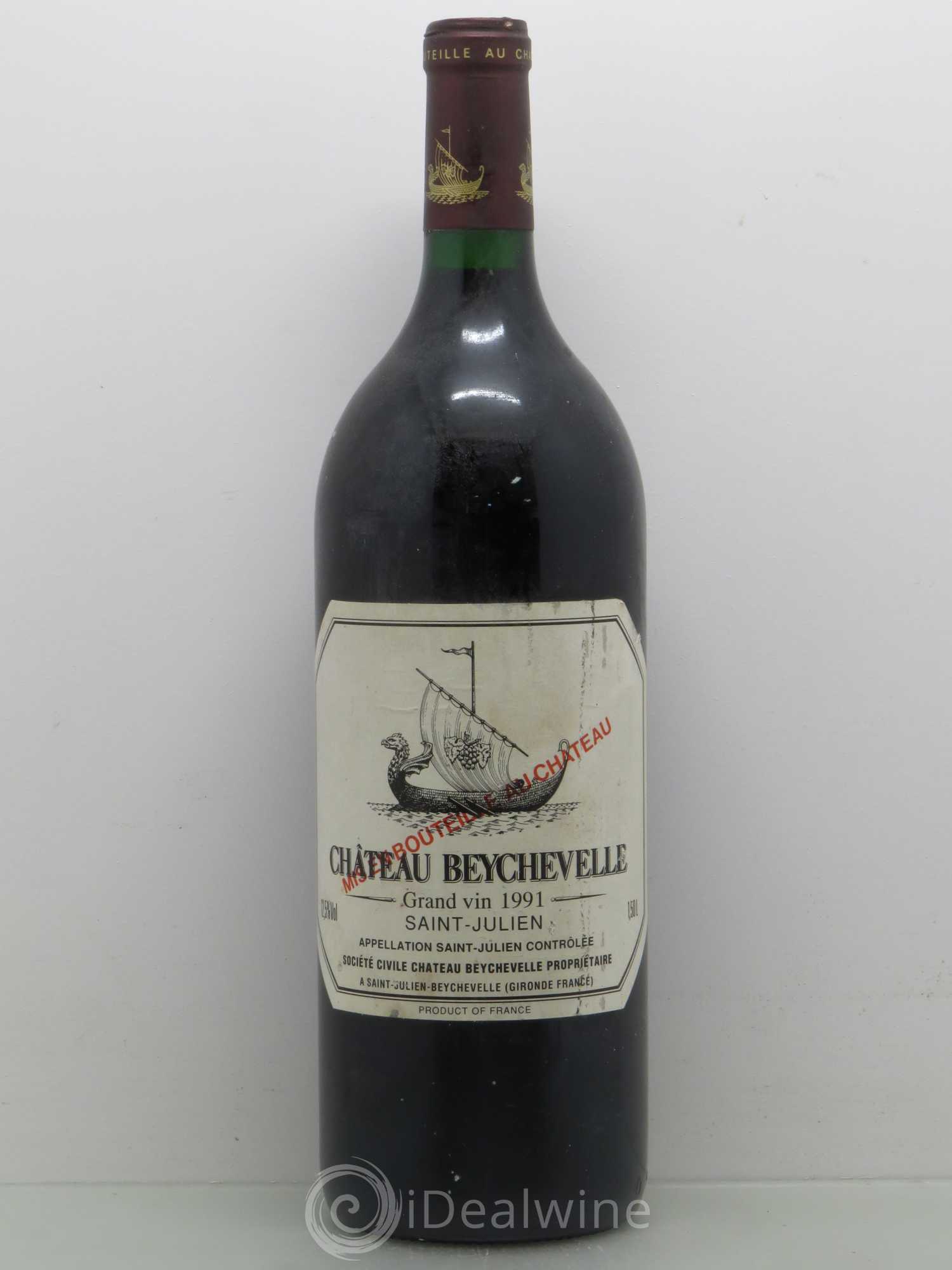 Château Beychevelle 4ème Grand Cru Classé 1991 - Lot de 1 magnum - 0