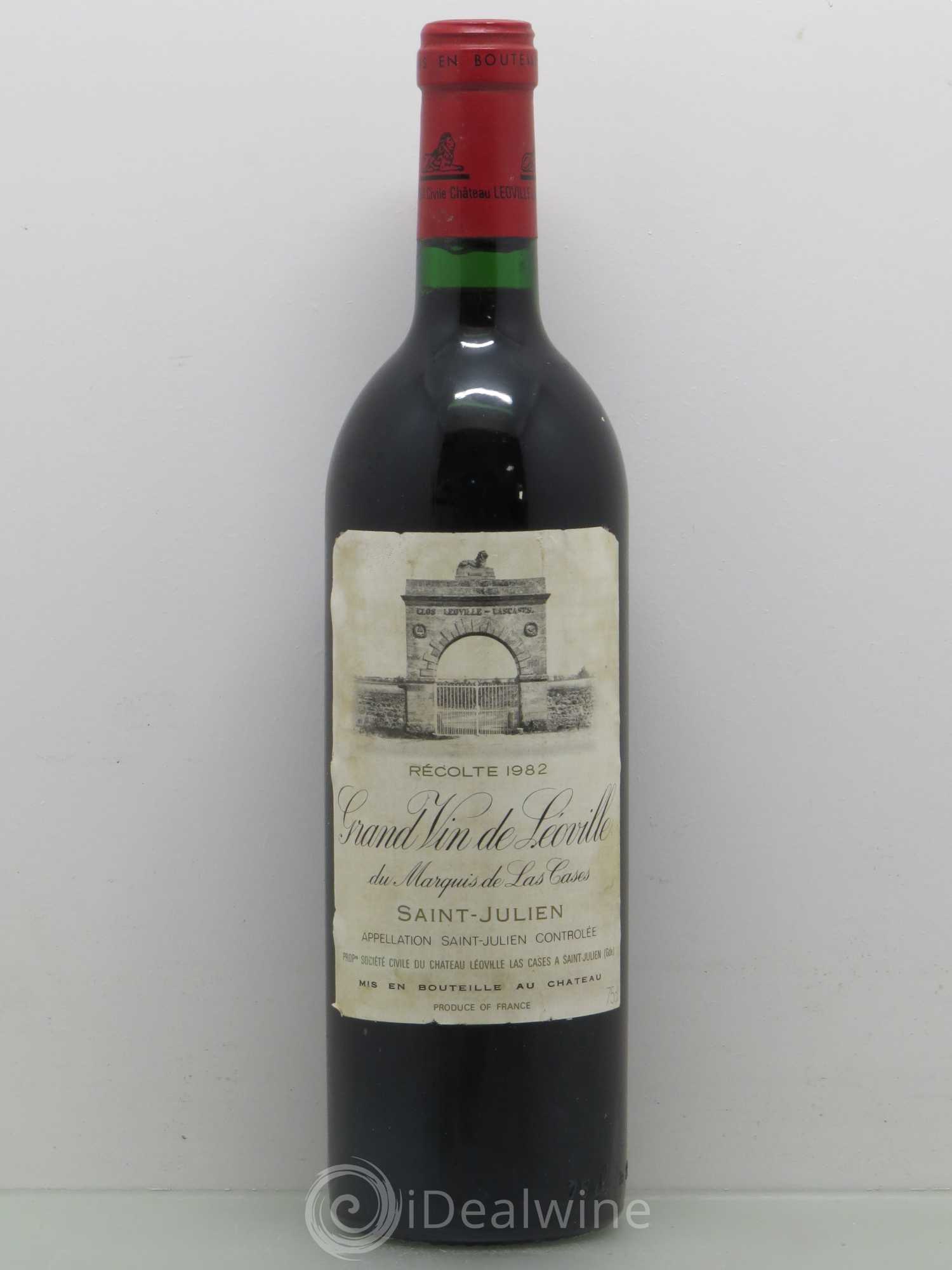 Château Léoville Las Cases 2ème Grand Cru Classé 1982 - Lot de 1 bouteille - 0