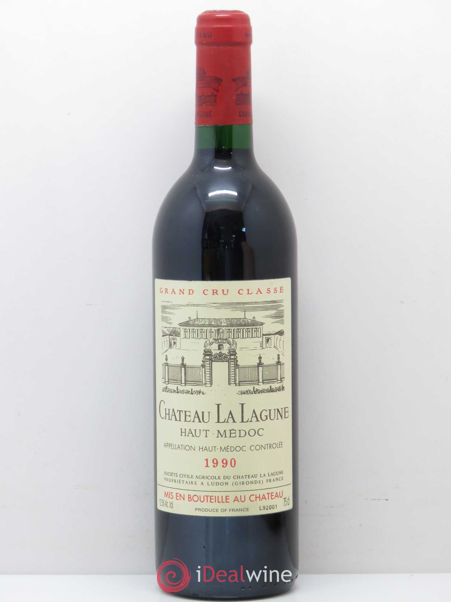 Château la Lagune 3ème Grand Cru Classé 1990 - Lot de 1 bouteille - 0
