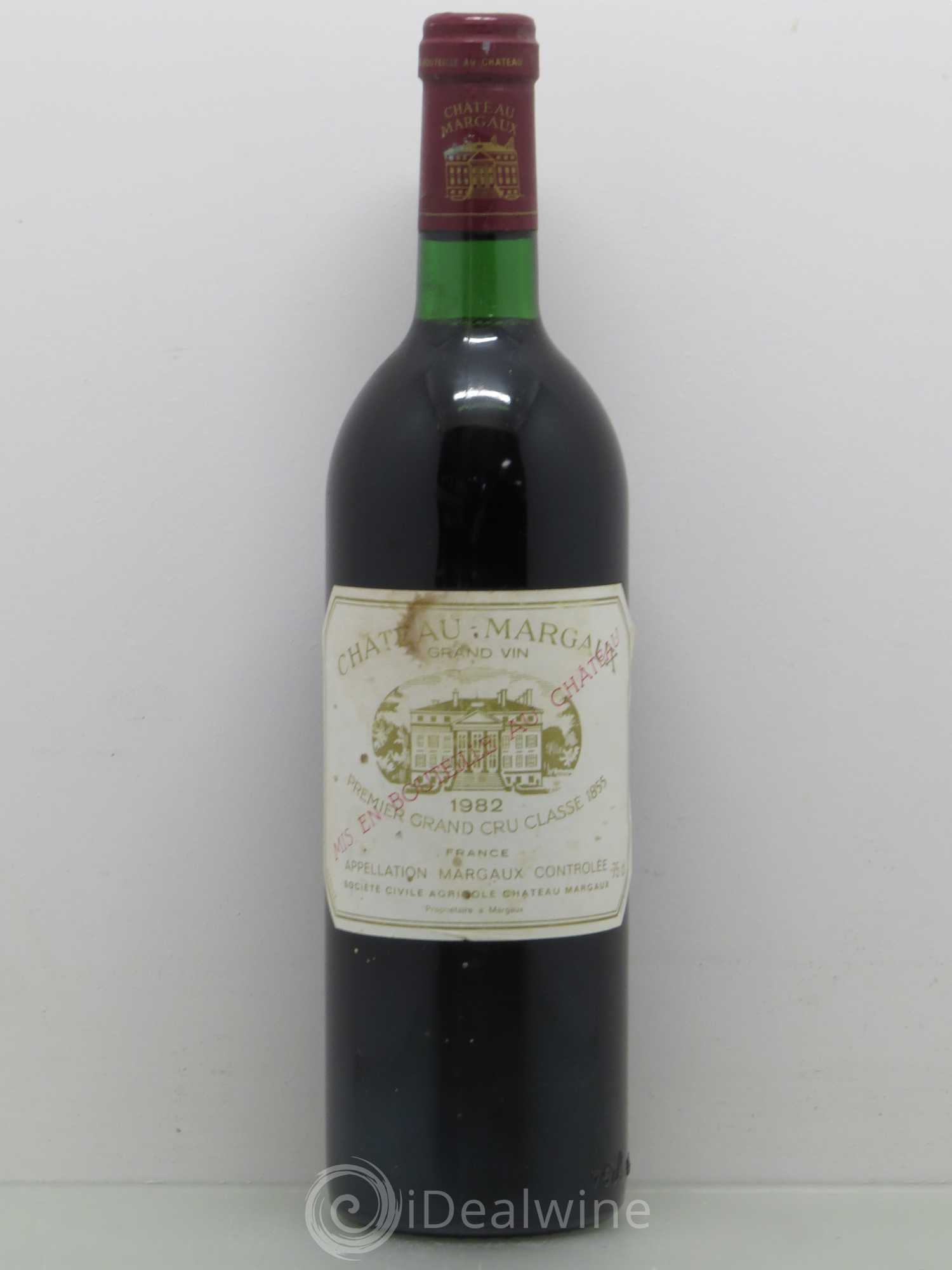 Château Margaux 1er Grand Cru Classé 1982 - Lot de 1 bouteille - 0