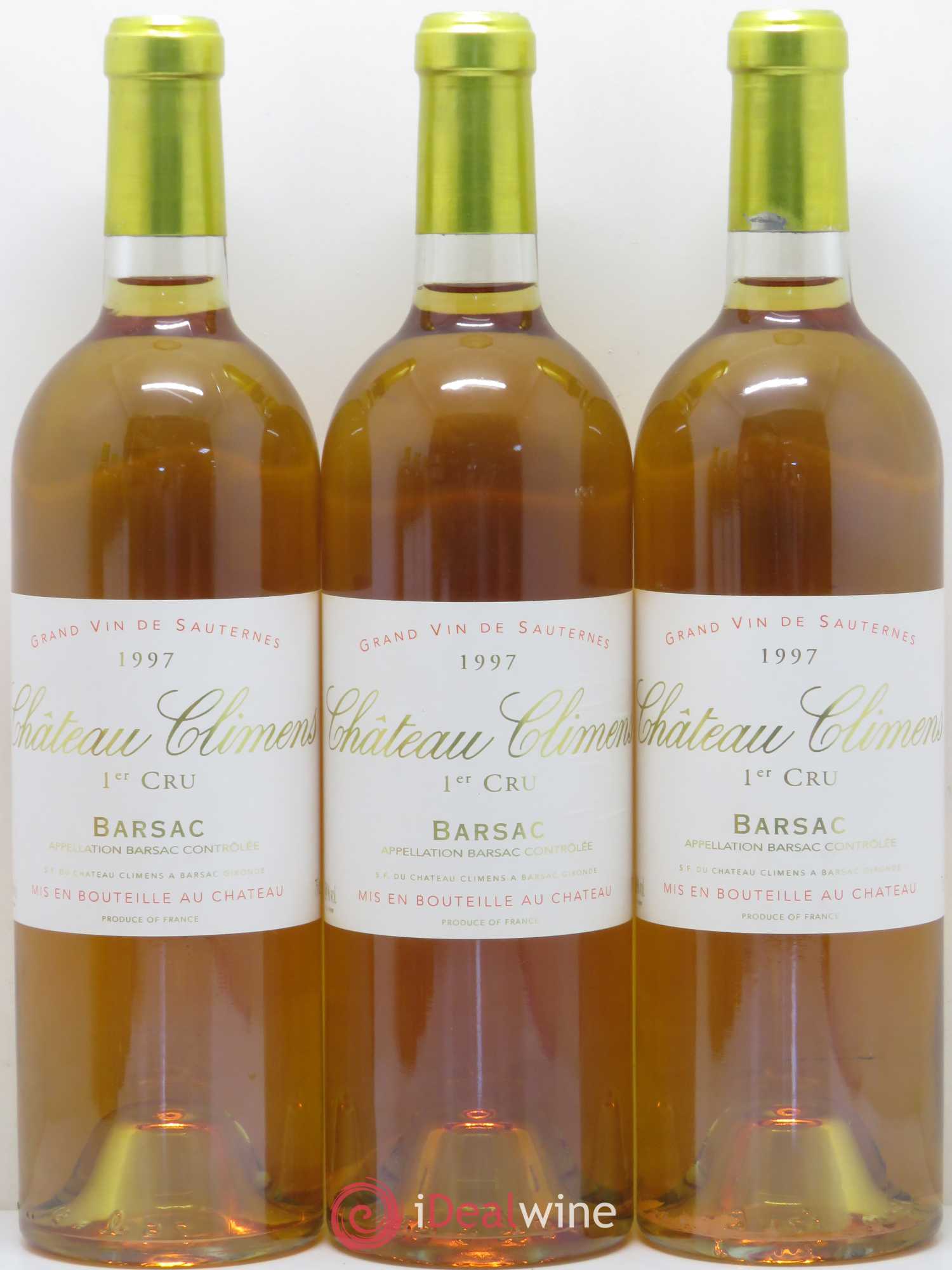 Château Climens 1er Grand Cru Classé 1997 - Lotto di 6 bottiglie - 1