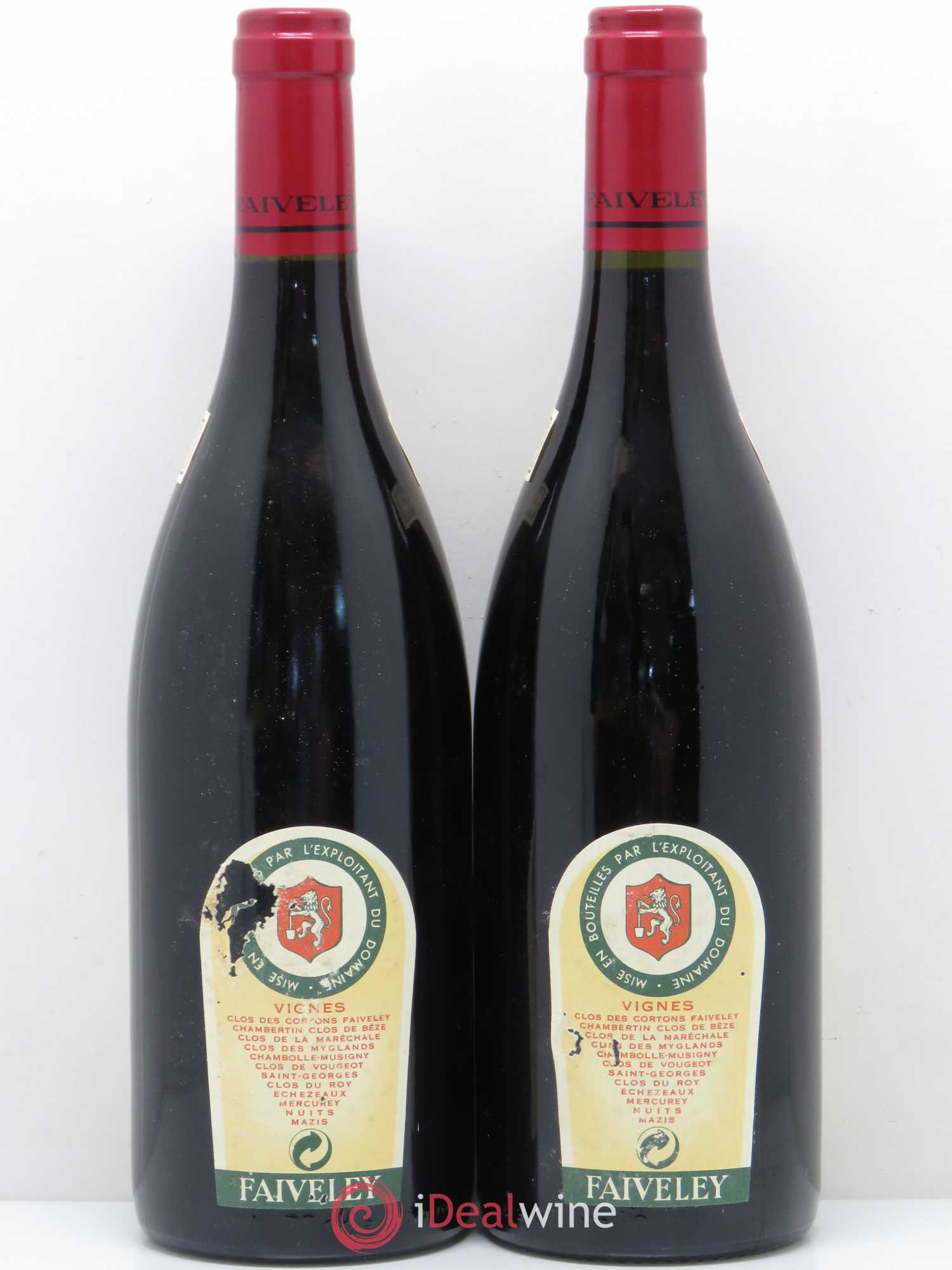 Clos de Vougeot Grand Cru Faiveley 1999 - Lot de 2 bouteilles - 1