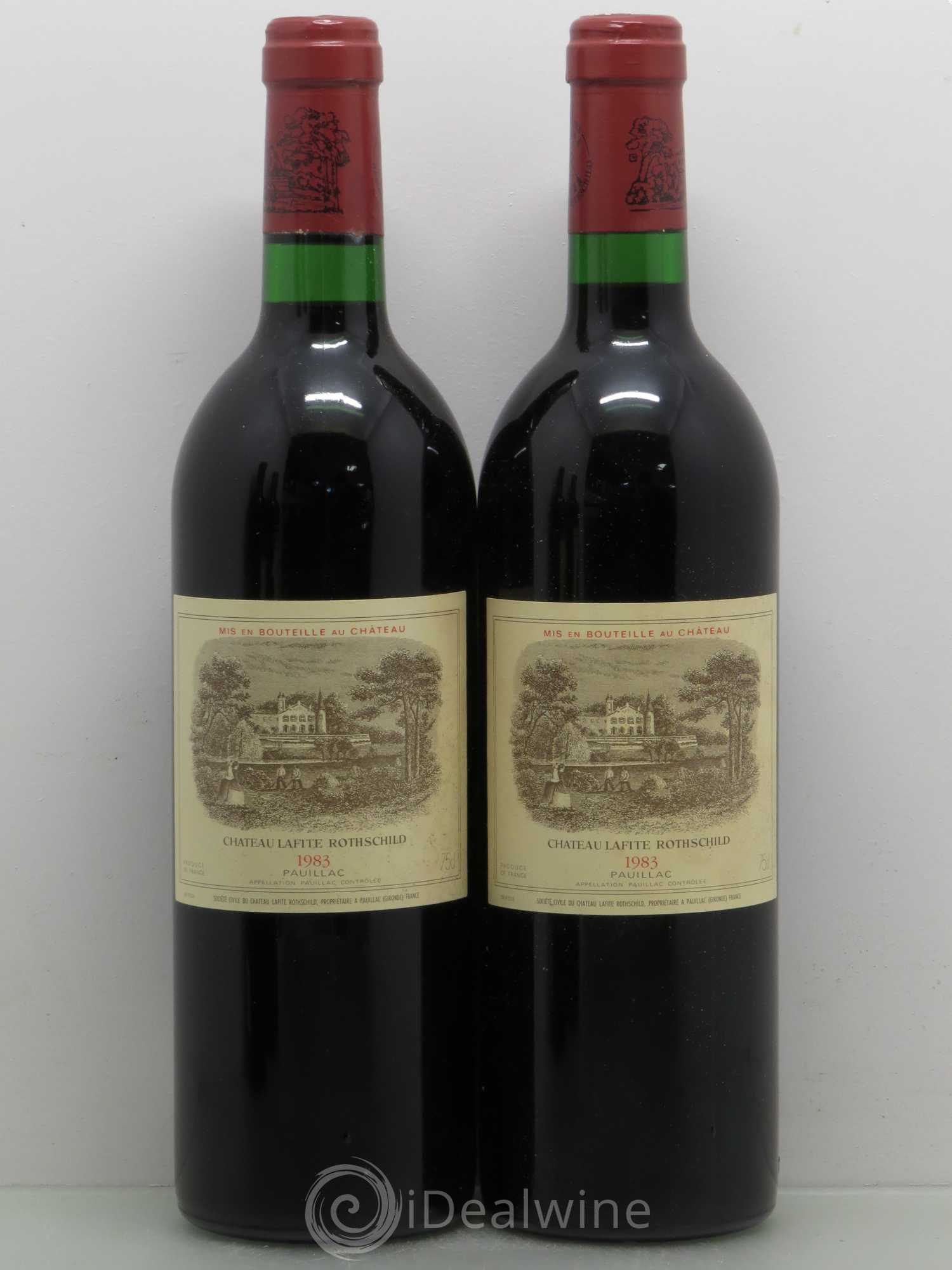 Château Lafite Rothschild 1er Grand Cru Classé 1983 - Lot de 4 bouteilles - 1