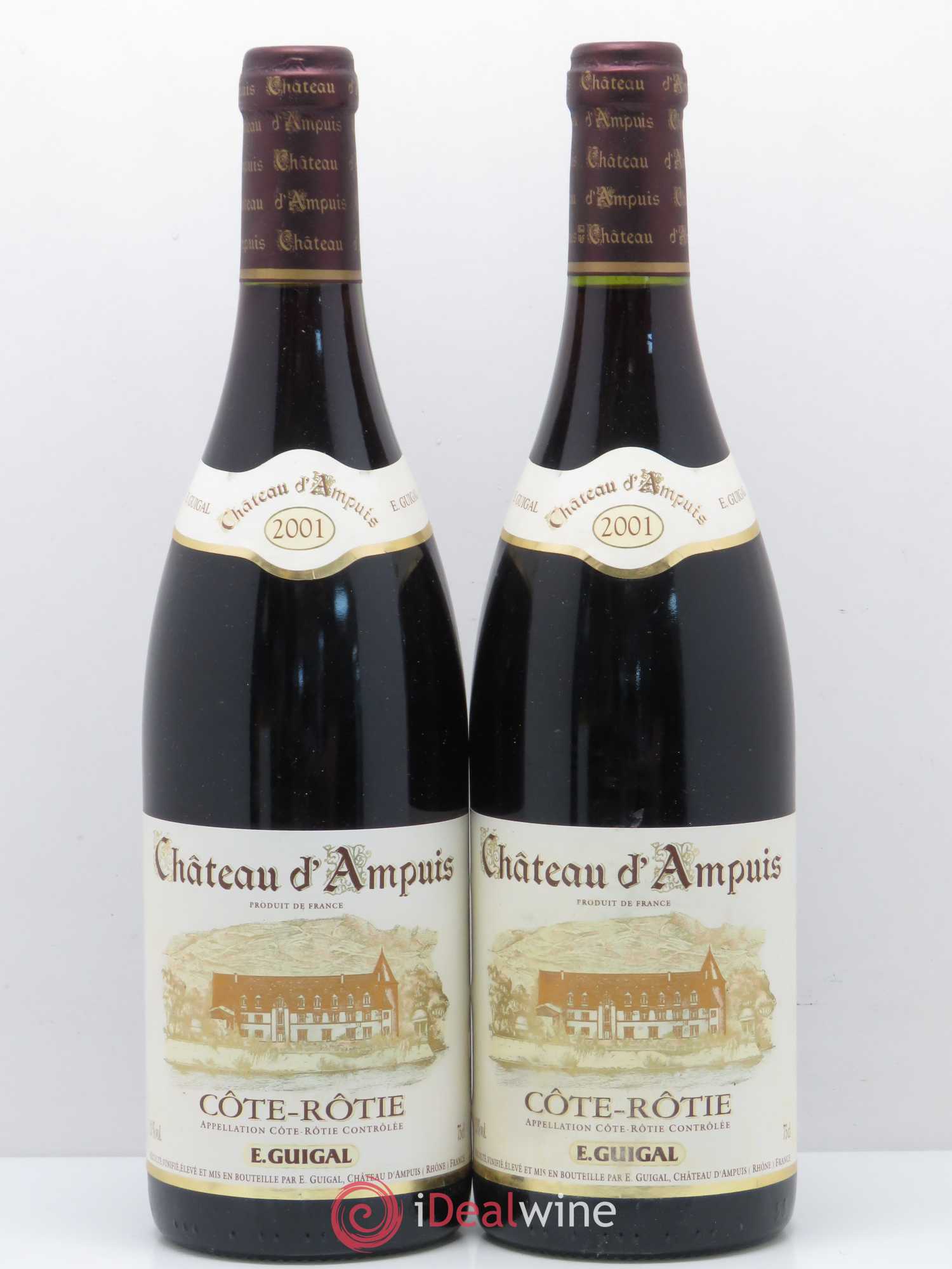 Côte-Rôtie Château d'Ampuis Guigal 2001 - Lot de 2 bouteilles - 0