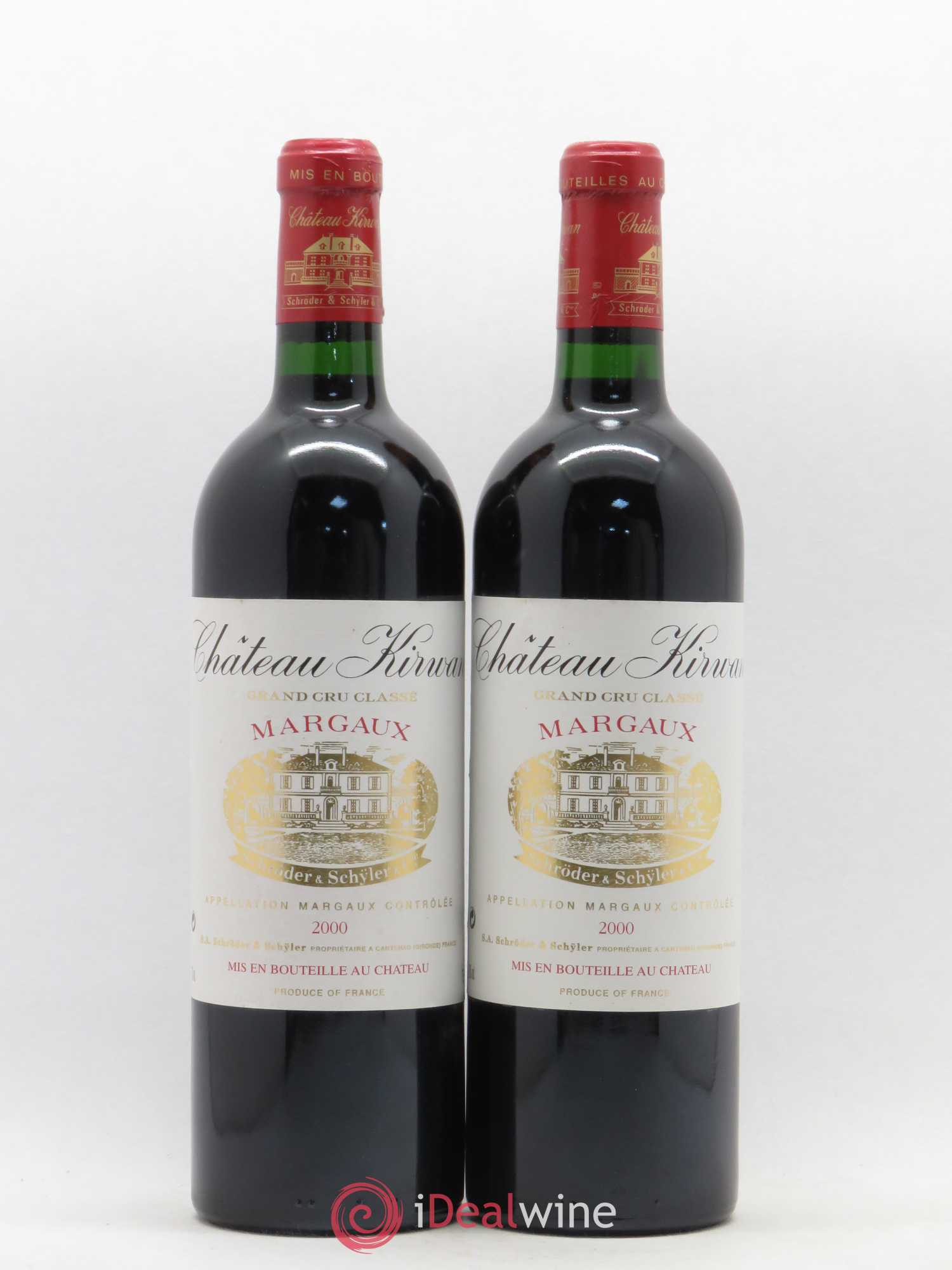 Château Kirwan 3ème Grand Cru Classé 2000 - Lot de 5 bouteilles - 2