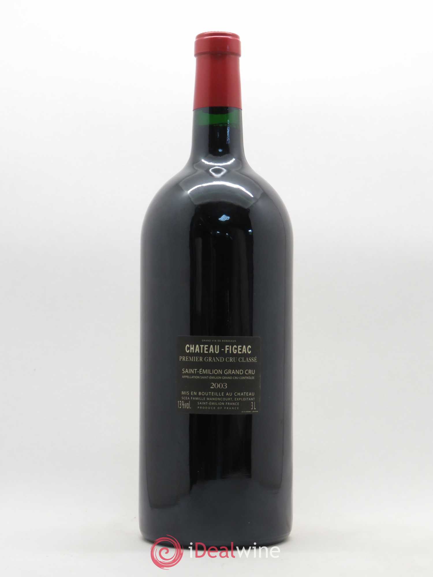 Château Figeac 1er Grand Cru Classé A 2003 - Lot de 1 double magnum - 1