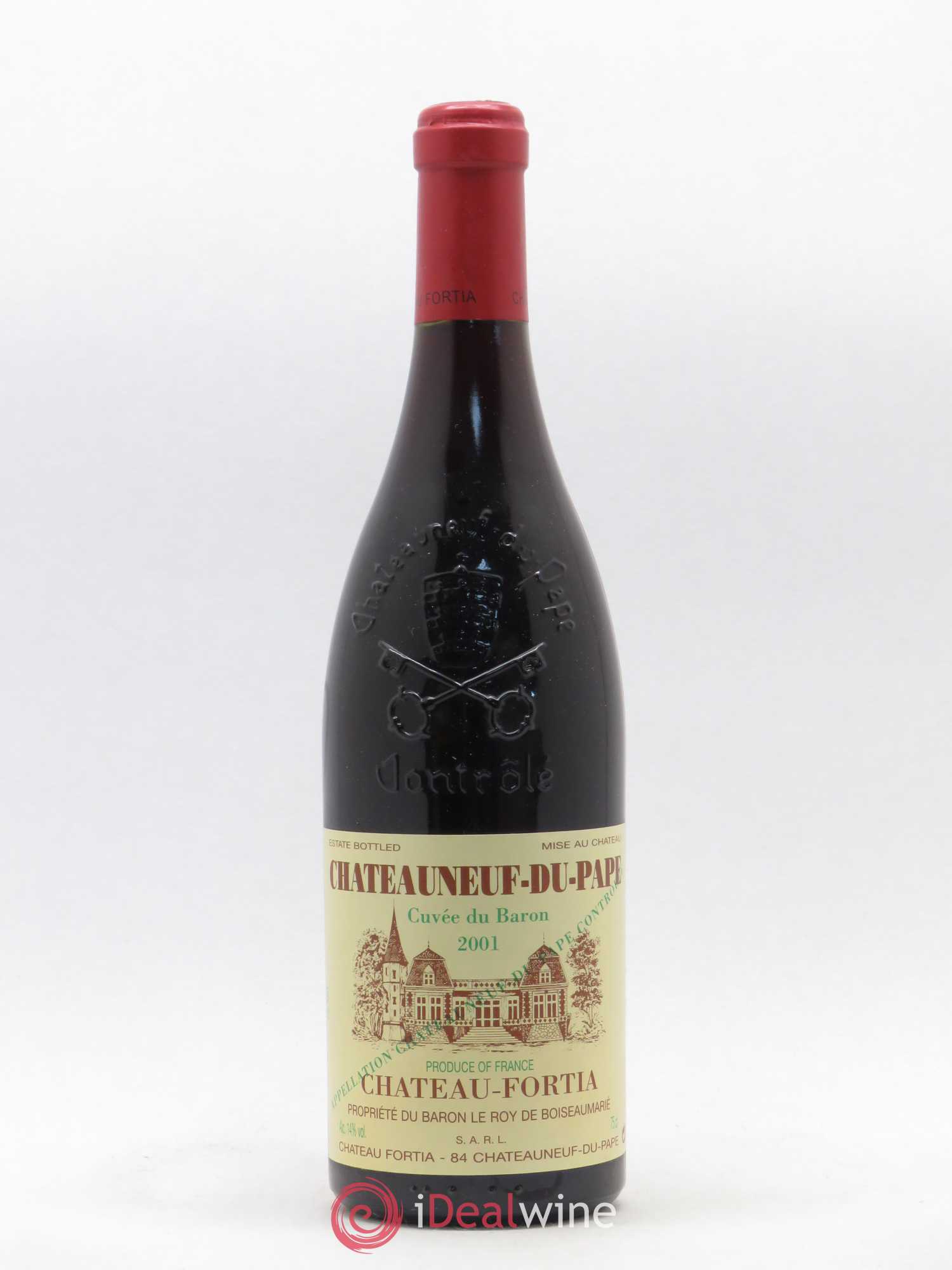 Châteauneuf-du-Pape Château Fortia 2001 - Lot de 1 bouteille - 0