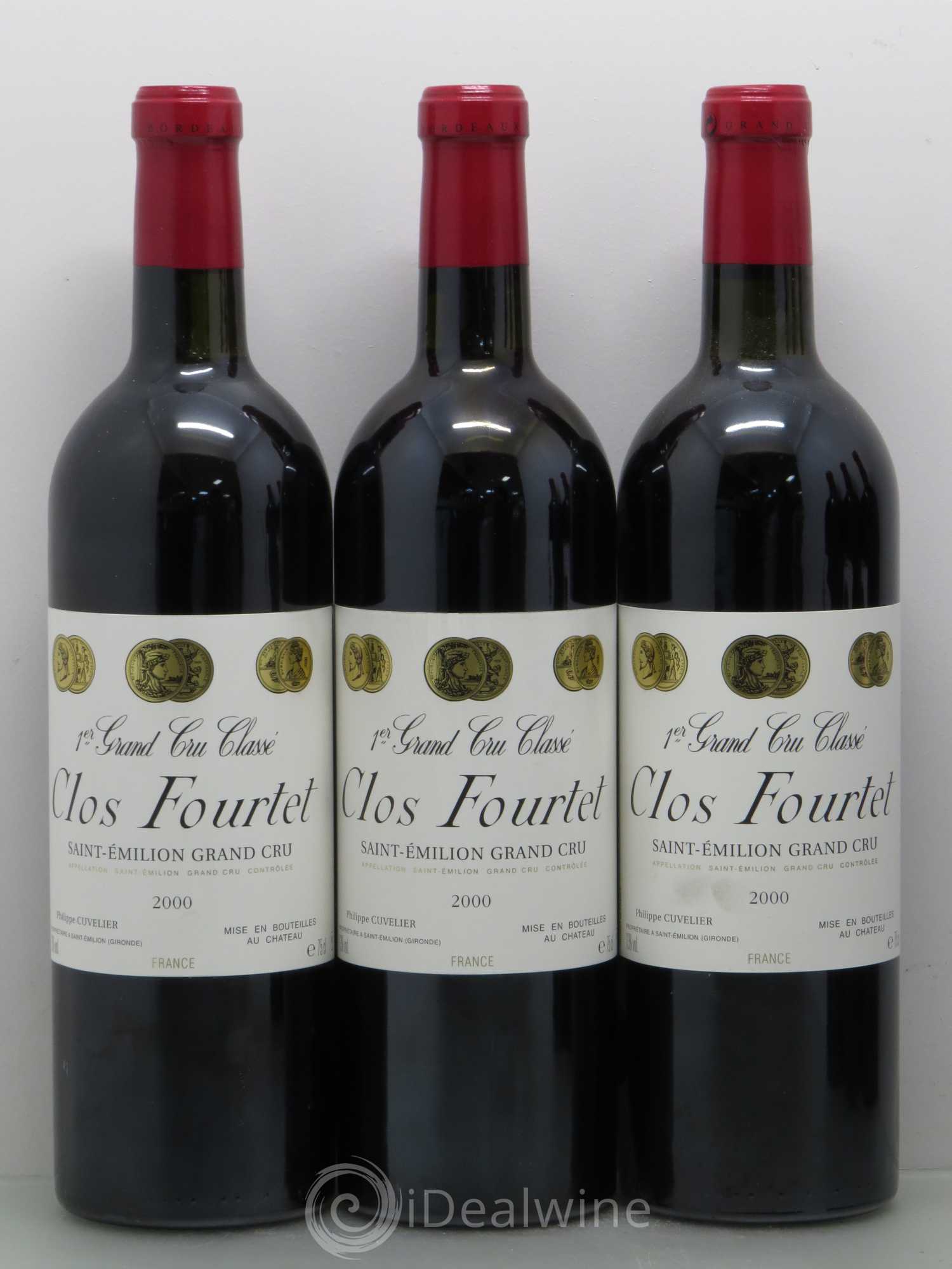 Clos Fourtet 1er Grand Cru Classé B 2000 - Lot de 12 bouteilles - 3