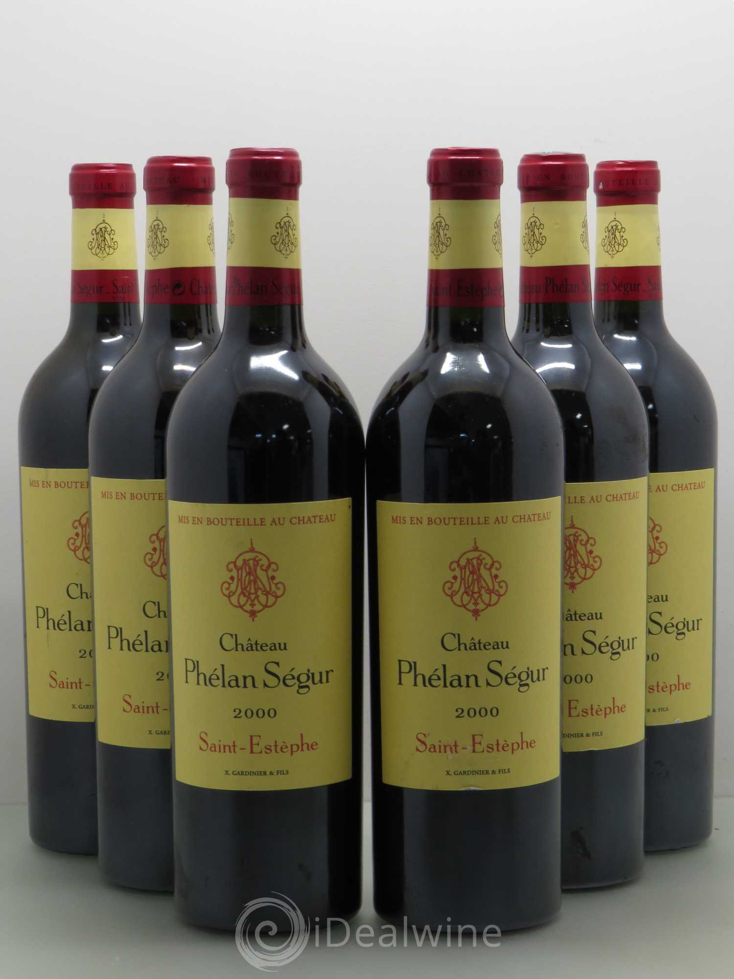 Château Phélan Ségur 2000 - Lot de 6 bouteilles - 0