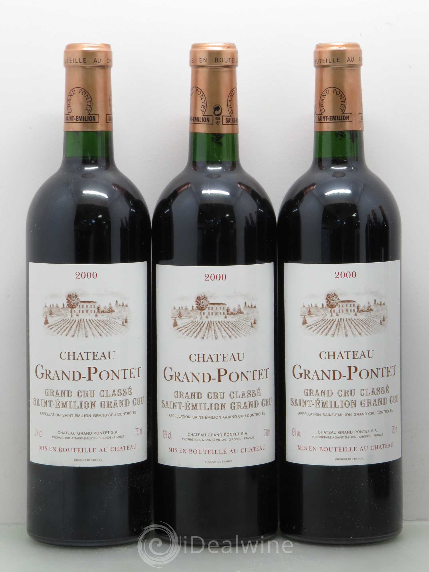 Château Grand Pontet Grand Cru Classé 2000 - Lot de 12 bouteilles - 3