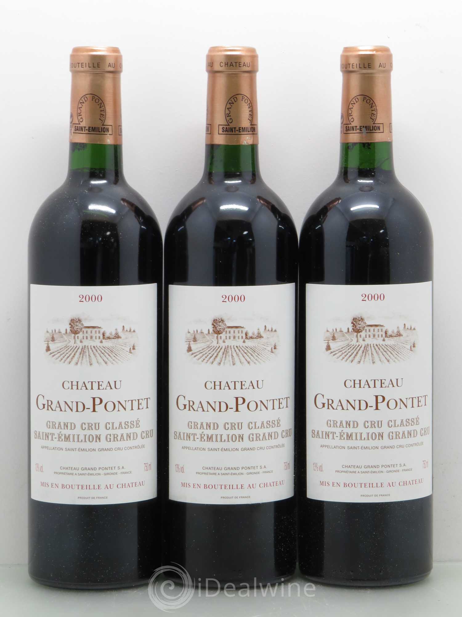 Château Grand Pontet Grand Cru Classé 2000 - Lot de 12 bouteilles - 4