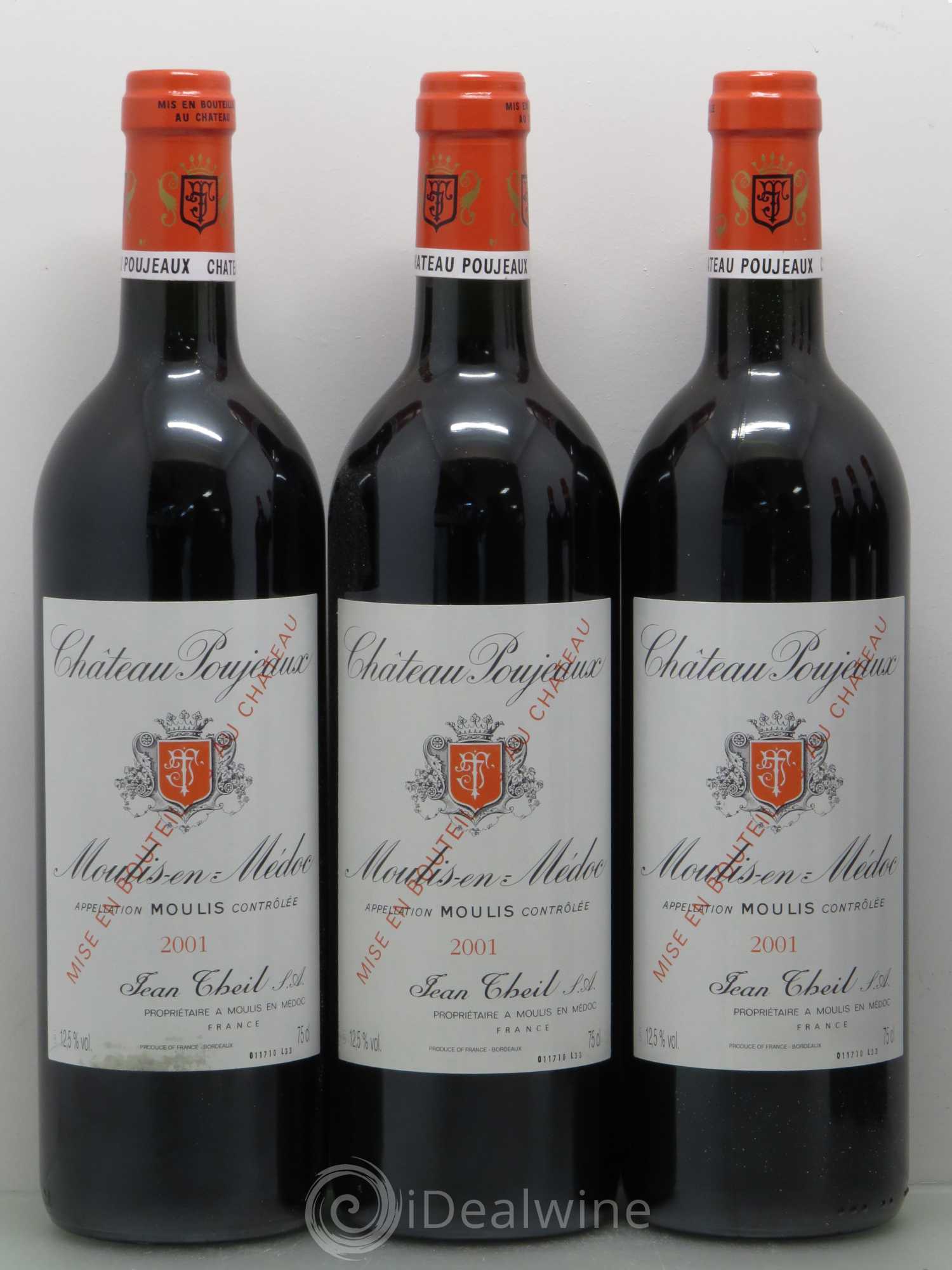 Château Poujeaux 2001 - Lot de 12 bouteilles - 3