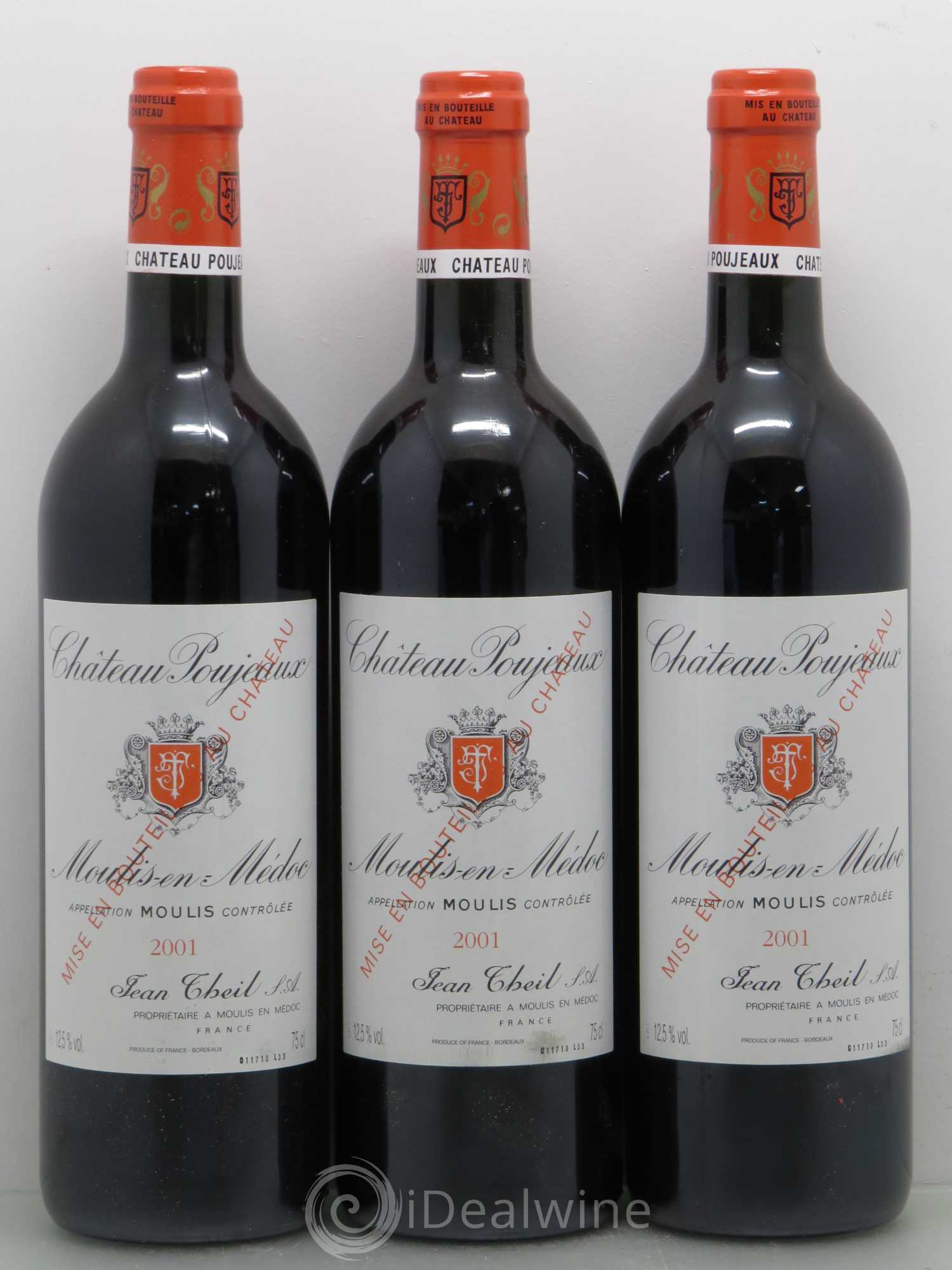 Château Poujeaux 2001 - Lot de 12 bouteilles - 4