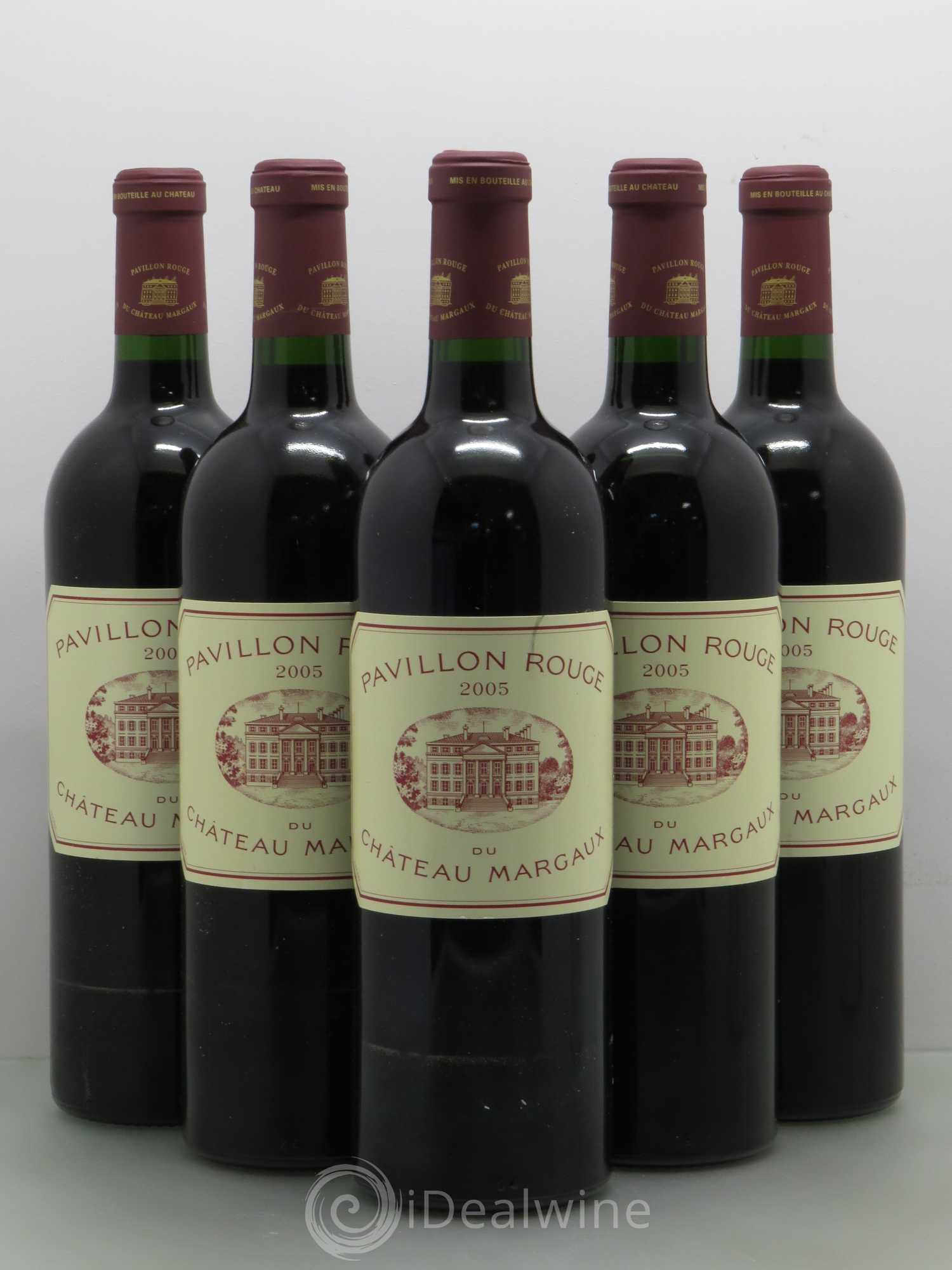 Pavillon Rouge du Château Margaux Second Vin 2005 - Lot de 5 bouteilles - 0