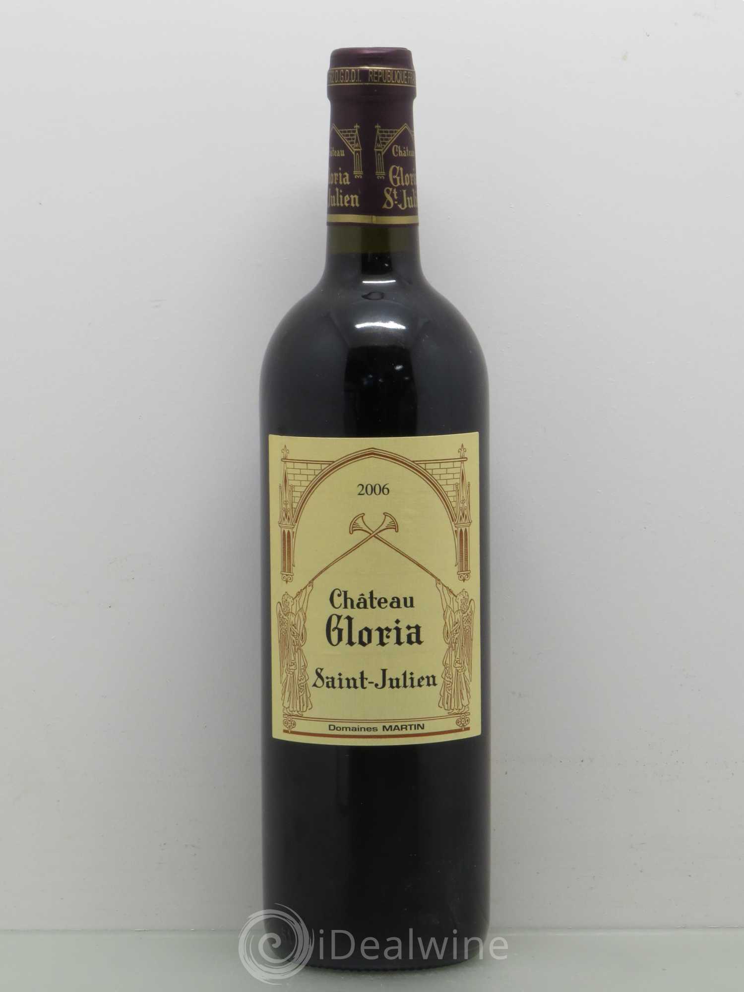 Château Gloria 2006 - Lot de 1 bouteille - 0
