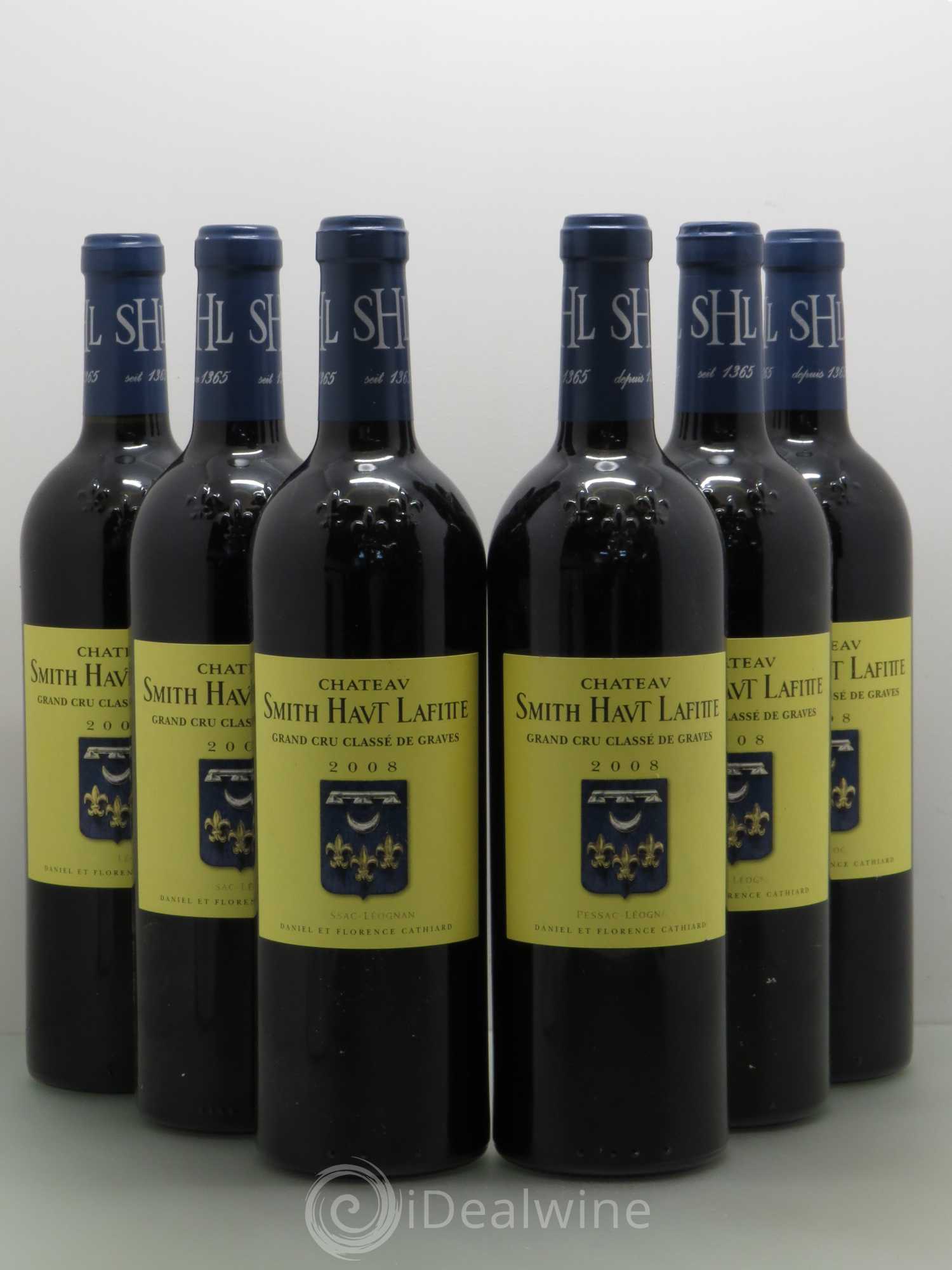 Château Smith Haut Lafitte Cru Classé de Graves 2008 - Lot de 6 bouteilles - 0