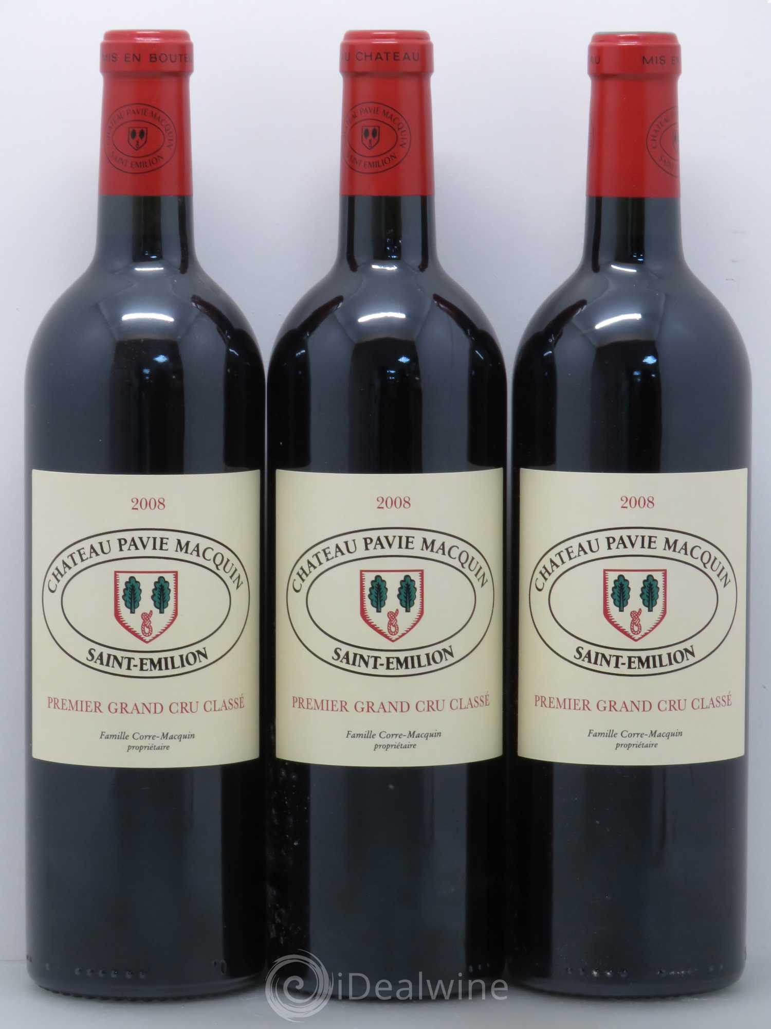 Château Pavie Macquin 1er Grand Cru Classé B 2008 - Lot de 6 bouteilles - 1