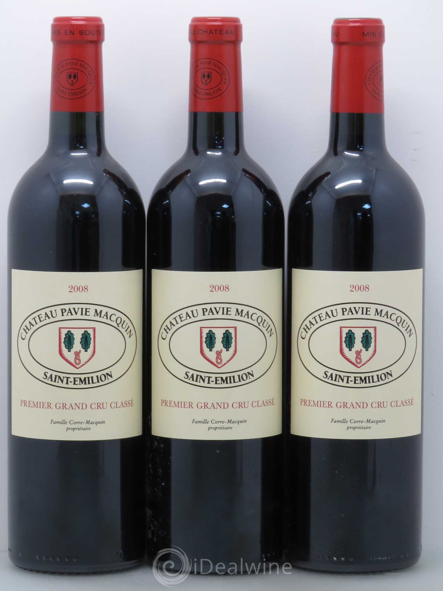 Château Pavie Macquin 1er Grand Cru Classé B 2008 - Lot de 6 bouteilles - 2