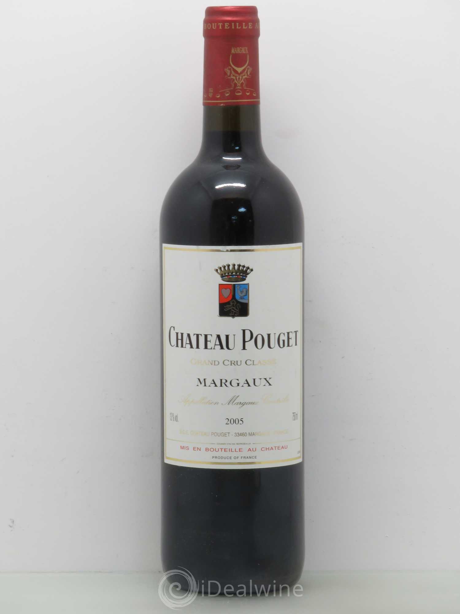 Château Pouget 4ème Grand Cru Classé 2005 - Lot de 1 bouteille - 0