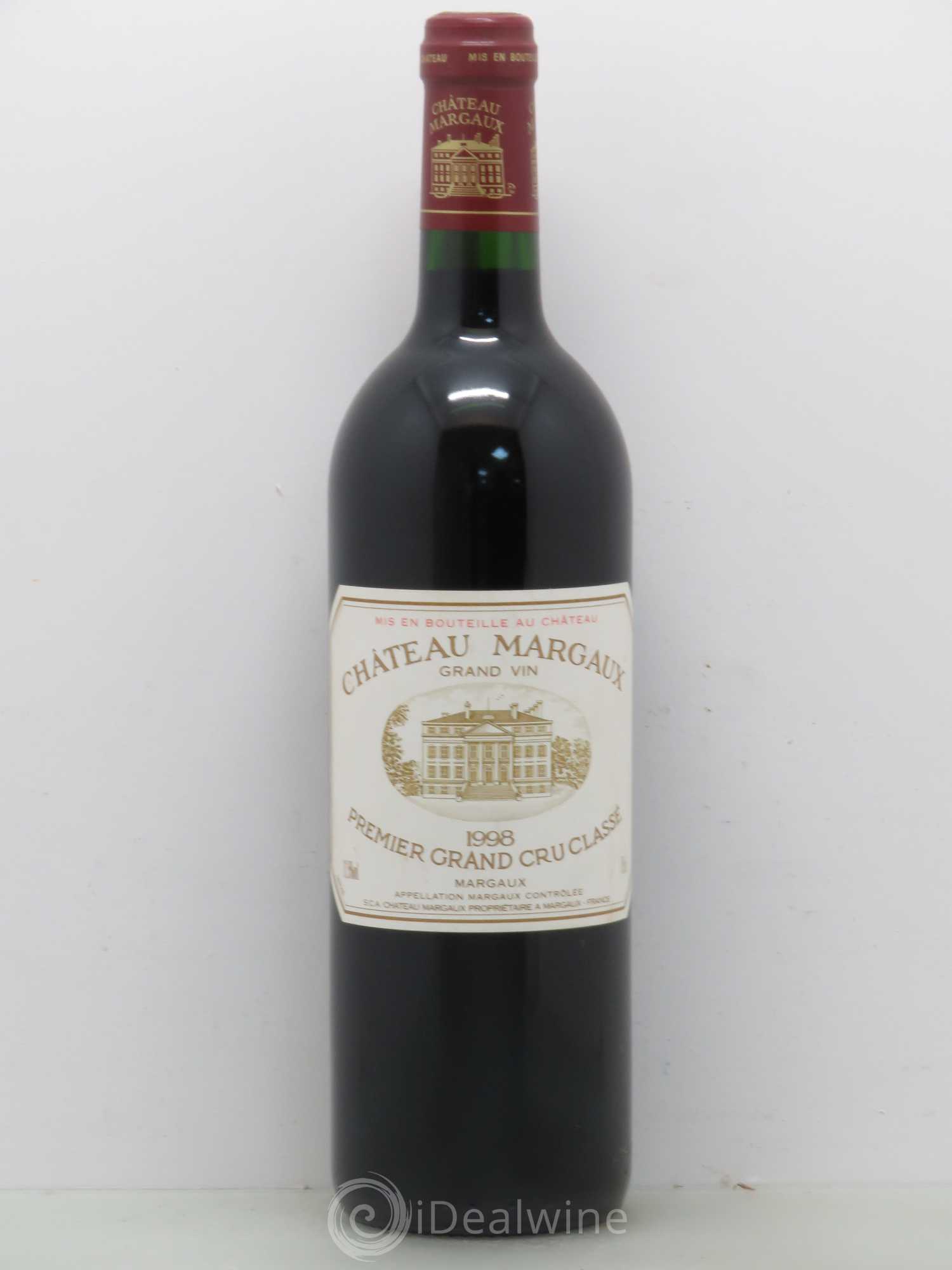 Château Margaux 1er Grand Cru Classé 1998 - Lot de 1 bouteille - 0