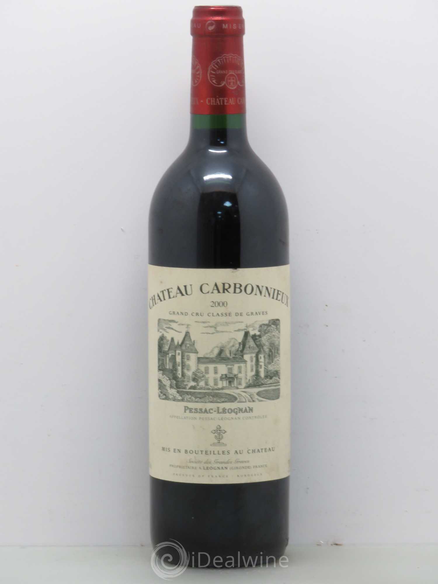 Château Carbonnieux Cru Classé de Graves 2000 - Lot de 1 bouteille - 0